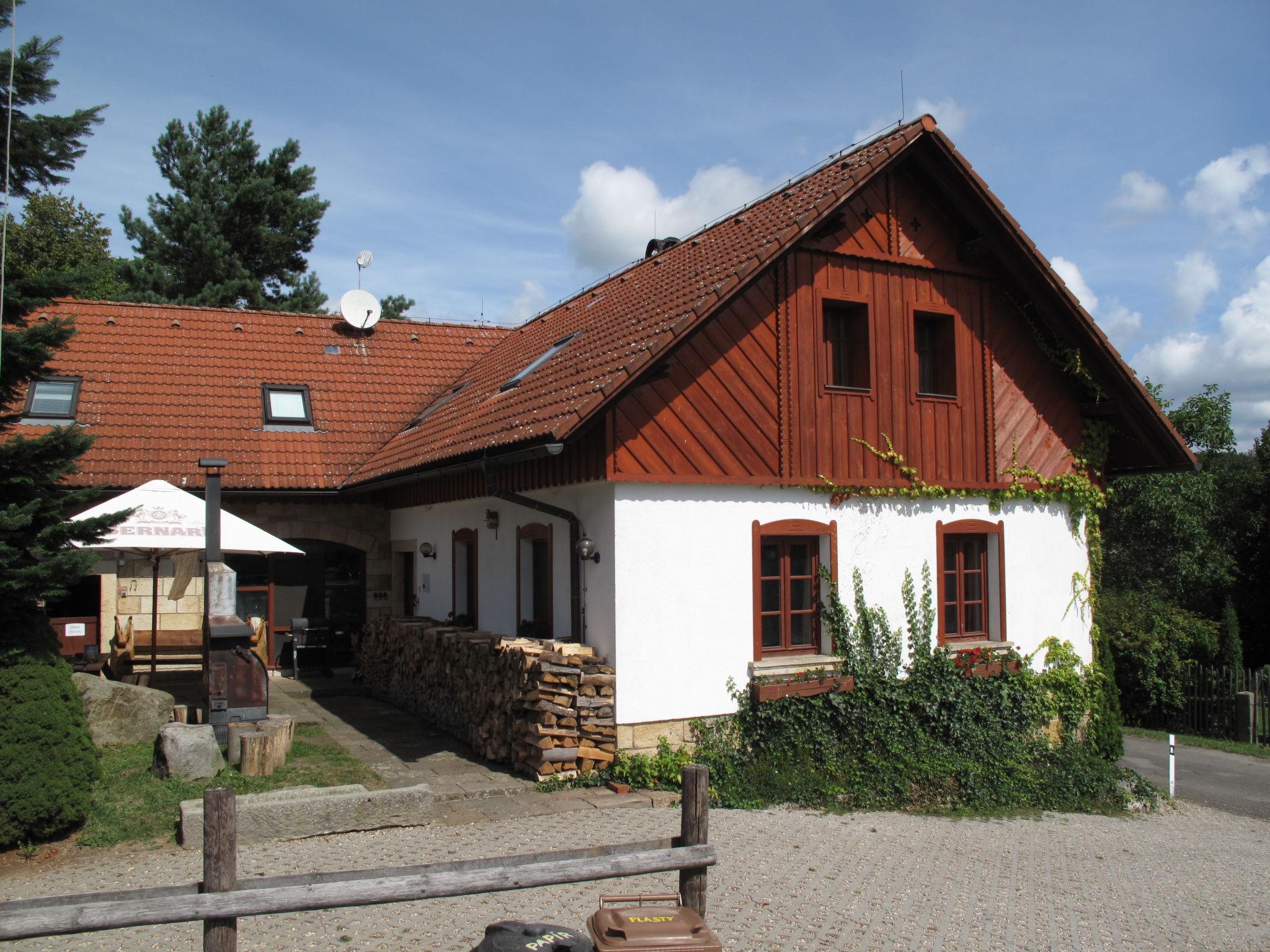 Photo 14 - 4 bedroom House in Úhlejov with private pool and mountain view