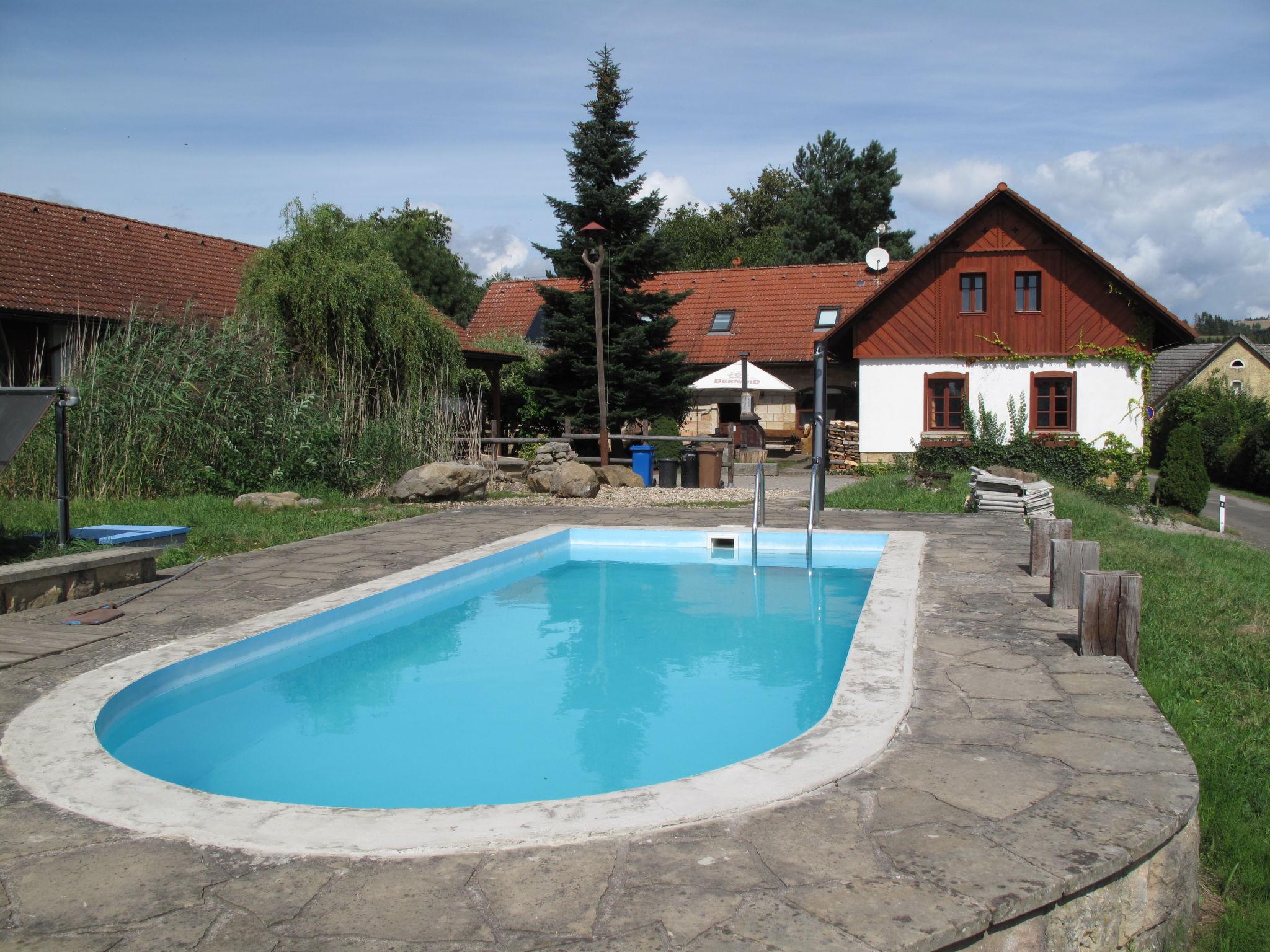 Photo 13 - 4 bedroom House in Úhlejov with private pool and mountain view