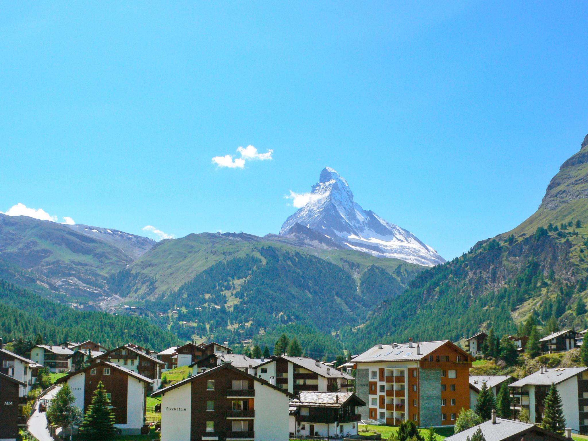 Foto 1 - Apartamento de 2 quartos em Zermatt com vista para a montanha