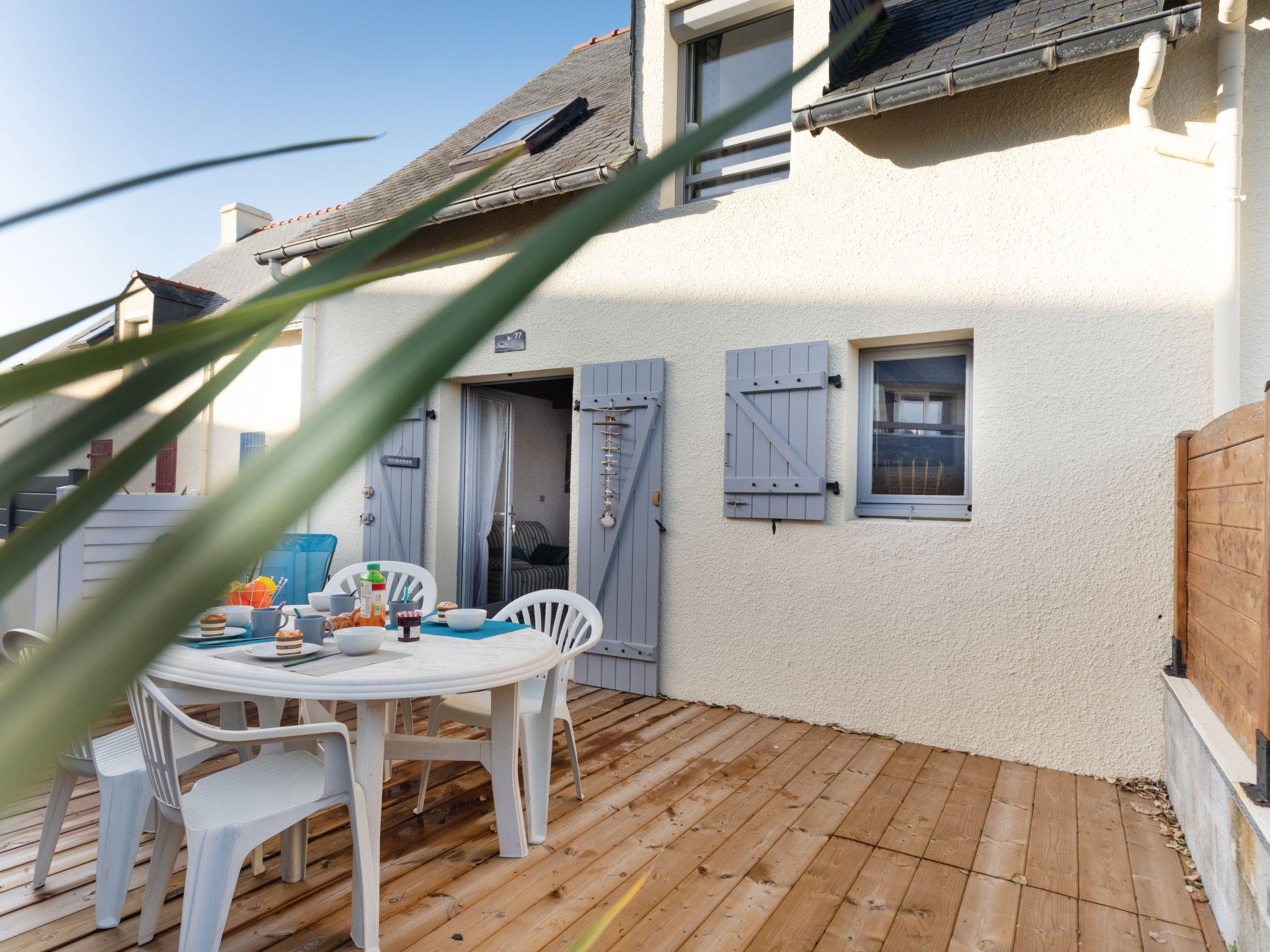 Foto 1 - Casa de 2 quartos em Quiberon com terraço e vistas do mar