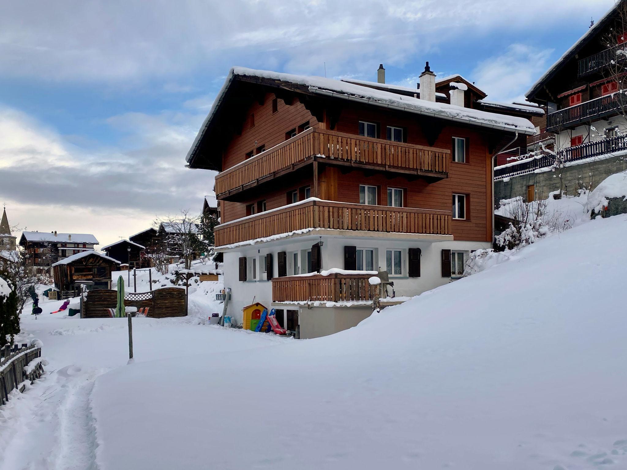 Foto 36 - Apartamento de 3 habitaciones en Grächen con jardín y vistas a la montaña