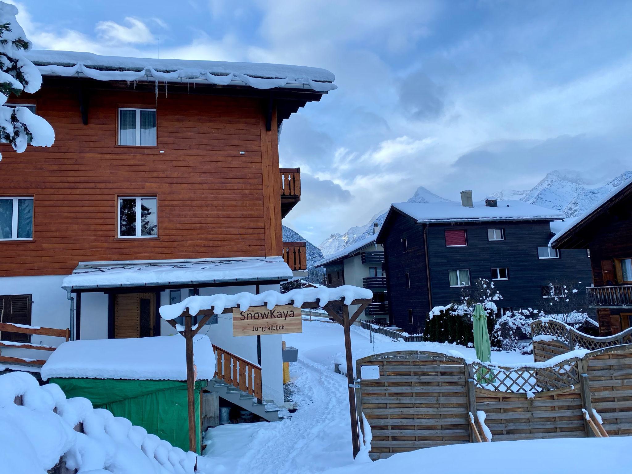 Photo 35 - Appartement de 3 chambres à Grächen avec jardin et vues sur la montagne