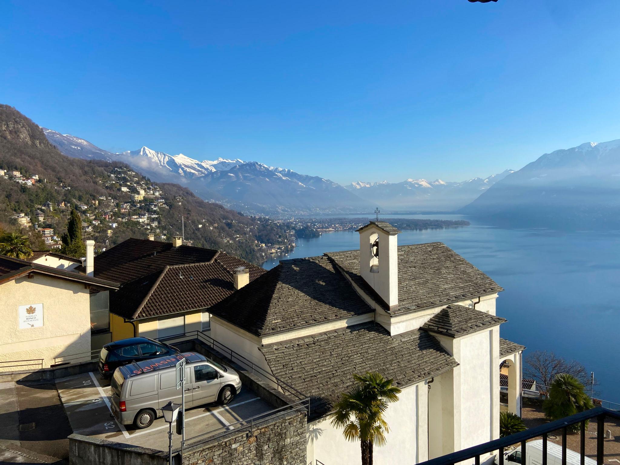 Foto 2 - Appartamento con 1 camera da letto a Ronco sopra Ascona con vista sulle montagne