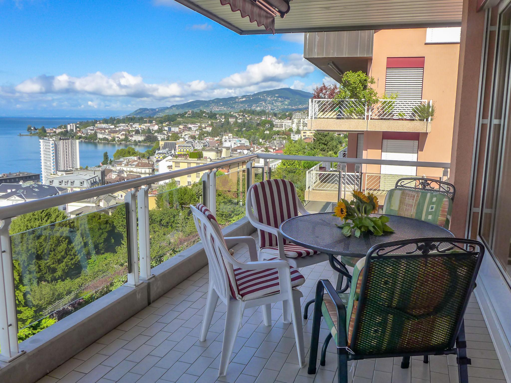 Foto 5 - Apartment mit 3 Schlafzimmern in Montreux mit blick auf die berge