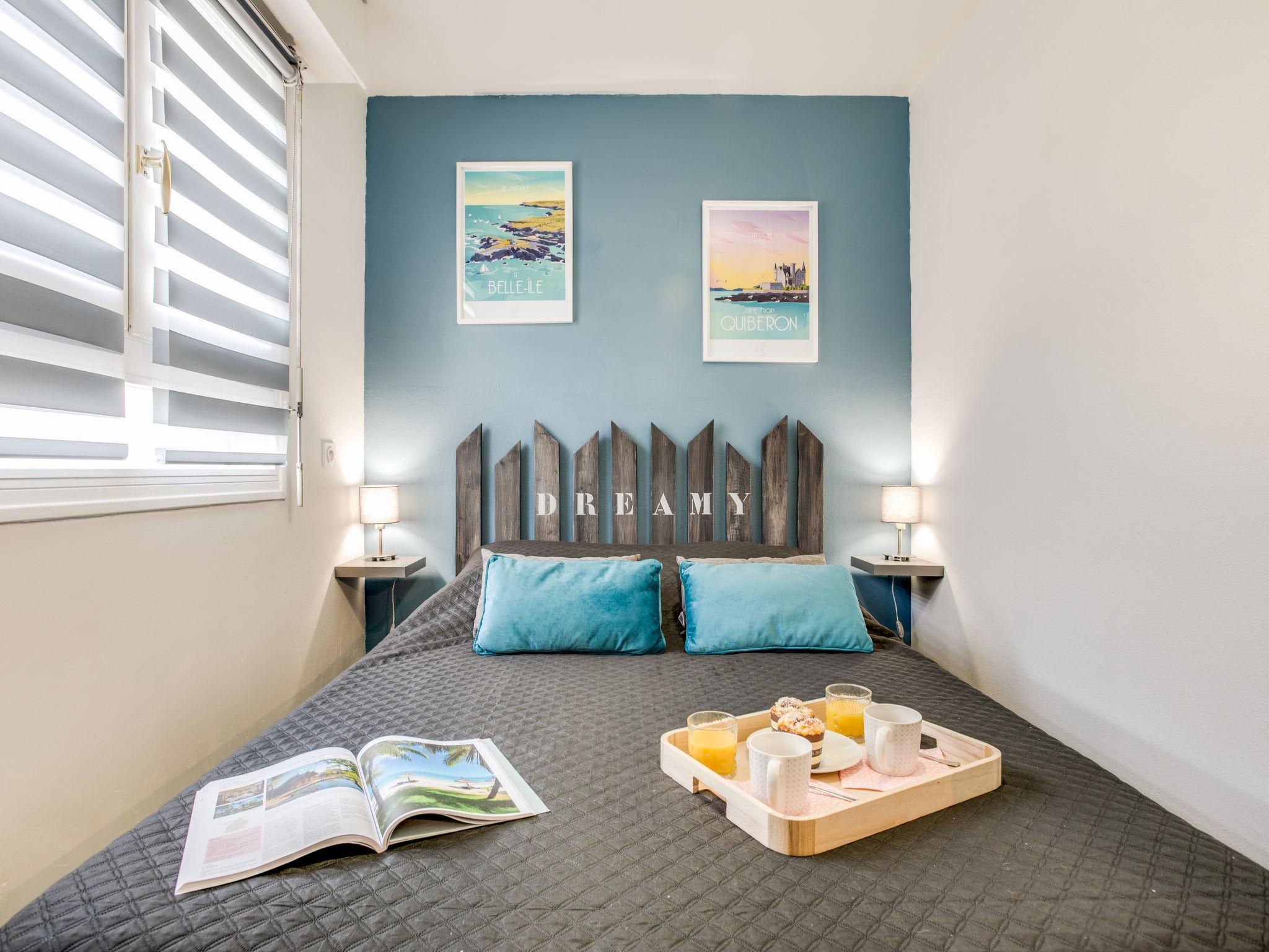 Foto 9 - Appartamento con 1 camera da letto a Quiberon con vista mare