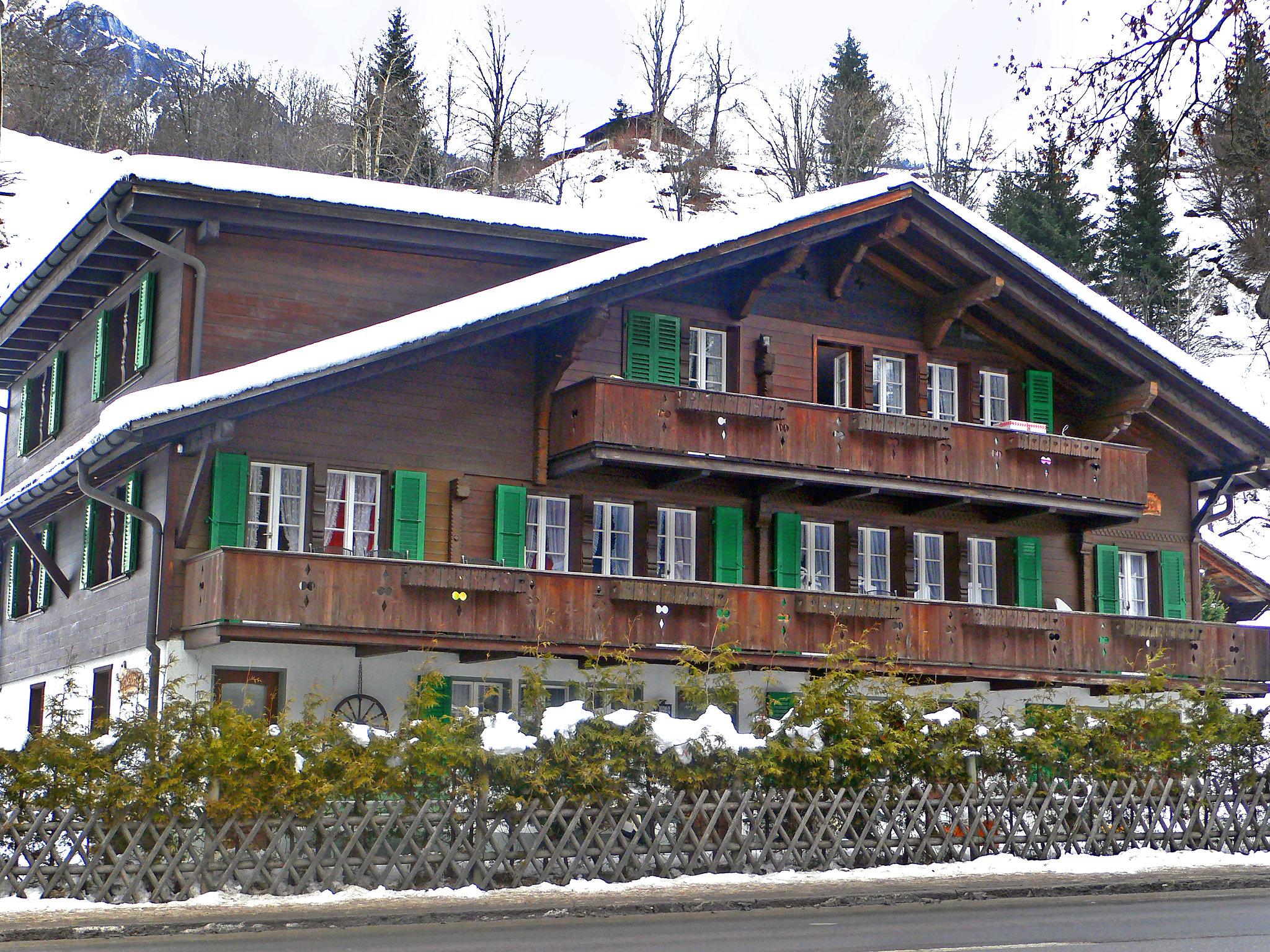 Foto 12 - Apartamento en Grindelwald con jardín y vistas a la montaña