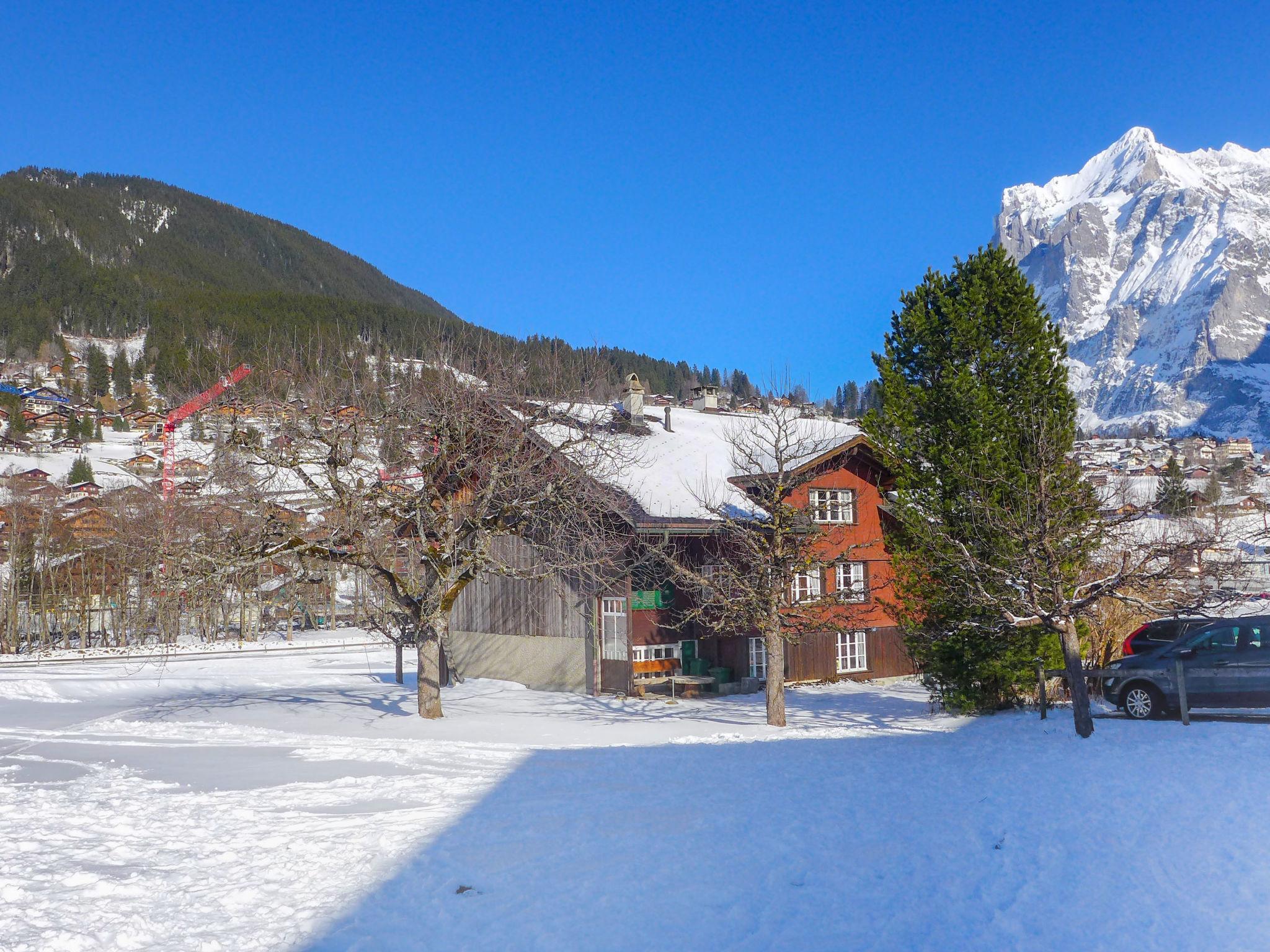 Foto 16 - Appartamento a Grindelwald con giardino