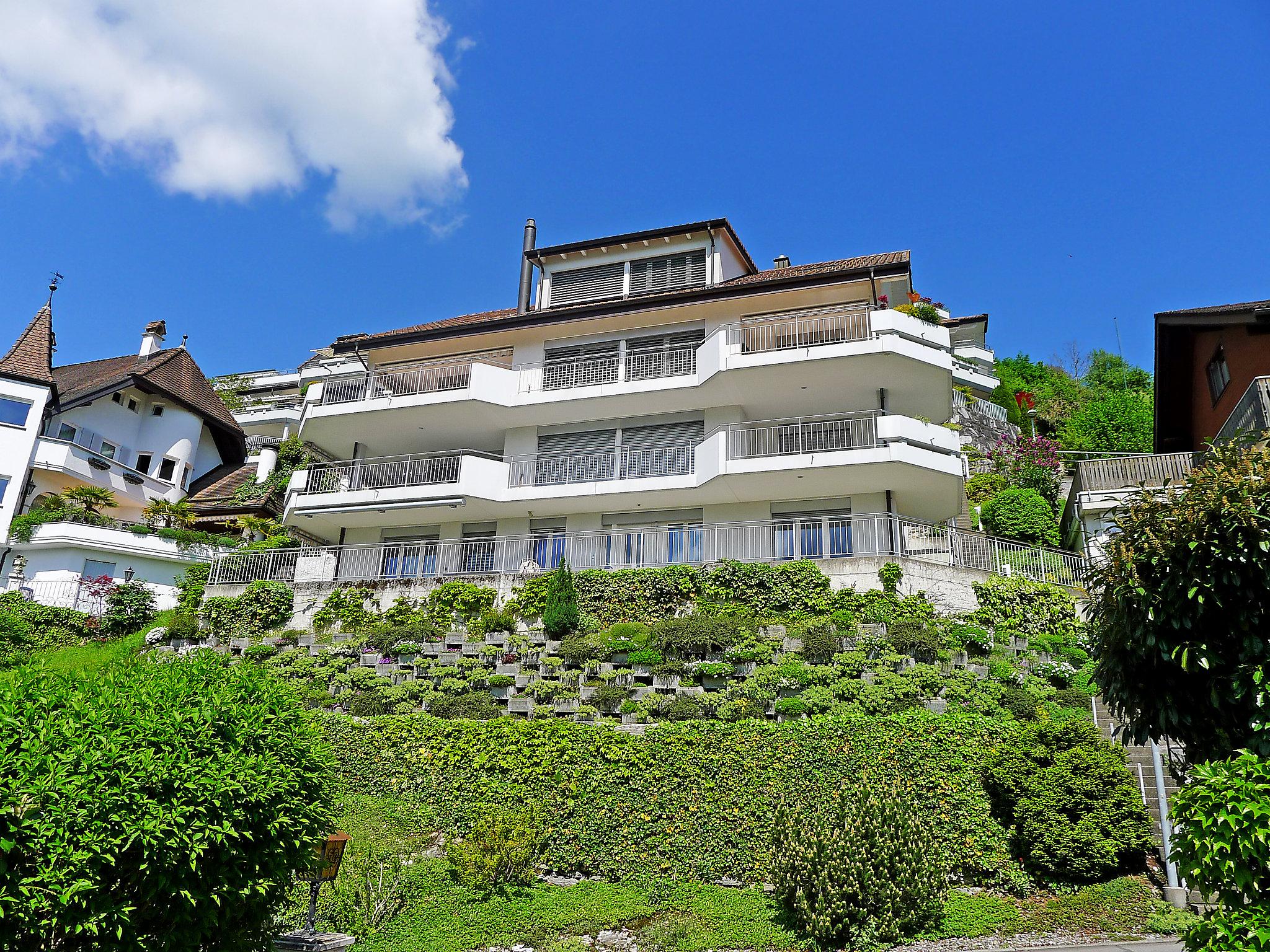 Photo 1 - Appartement de 2 chambres à Ennetbürgen avec jardin et vues sur la montagne