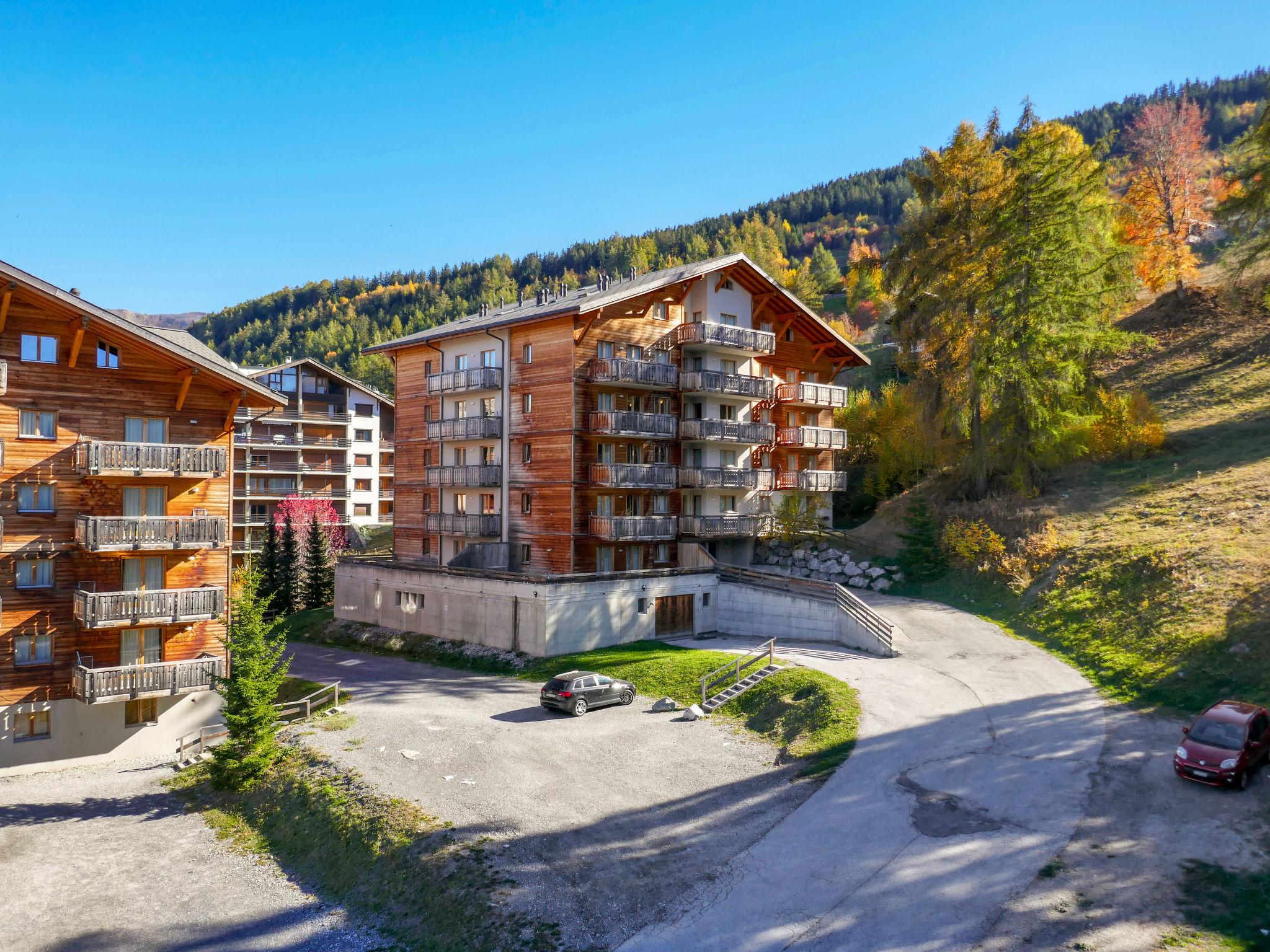 Foto 2 - Appartamento con 2 camere da letto a Nendaz con piscina e vista sulle montagne