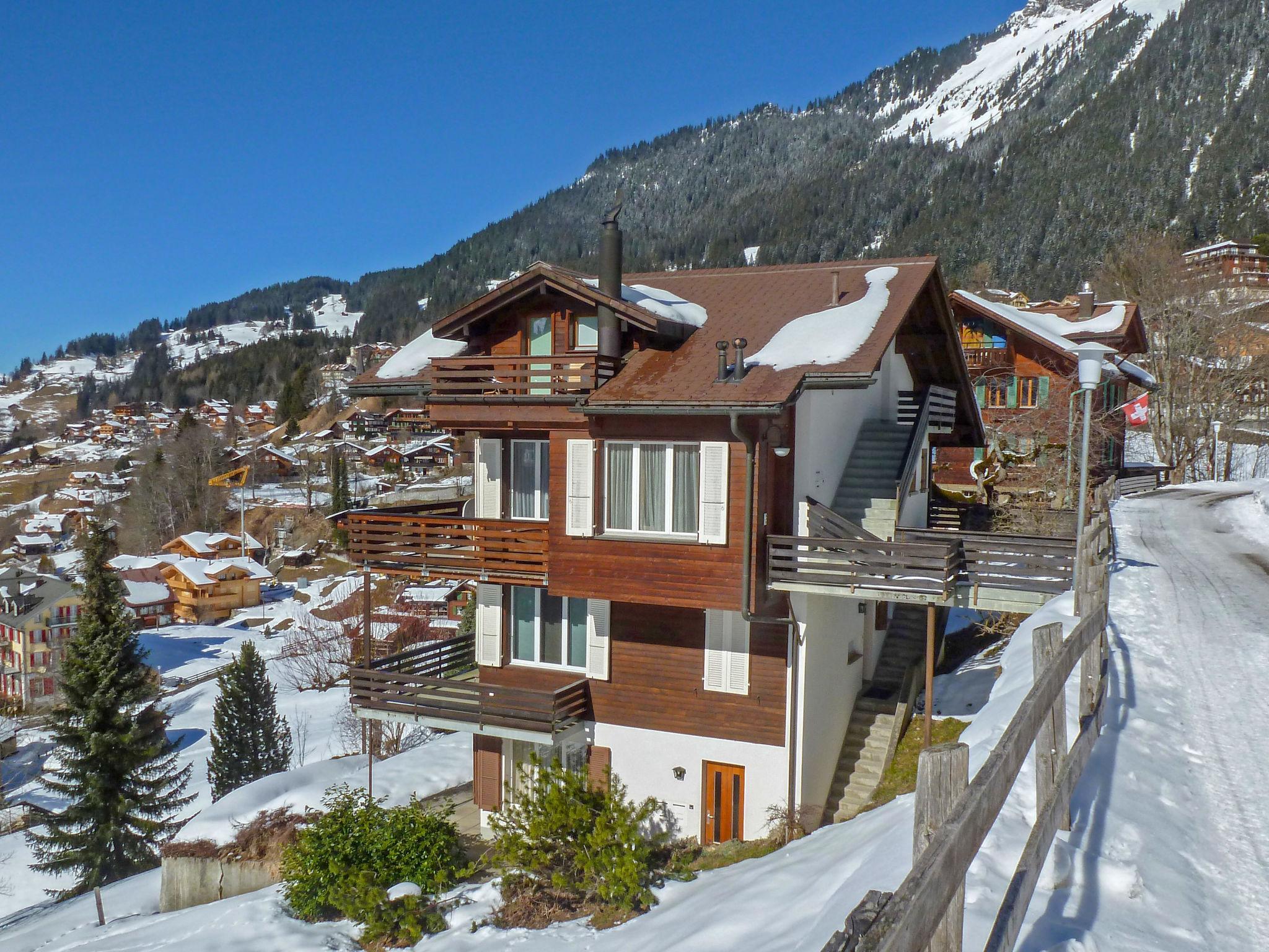 Foto 14 - Apartment mit 1 Schlafzimmer in Lauterbrunnen mit blick auf die berge