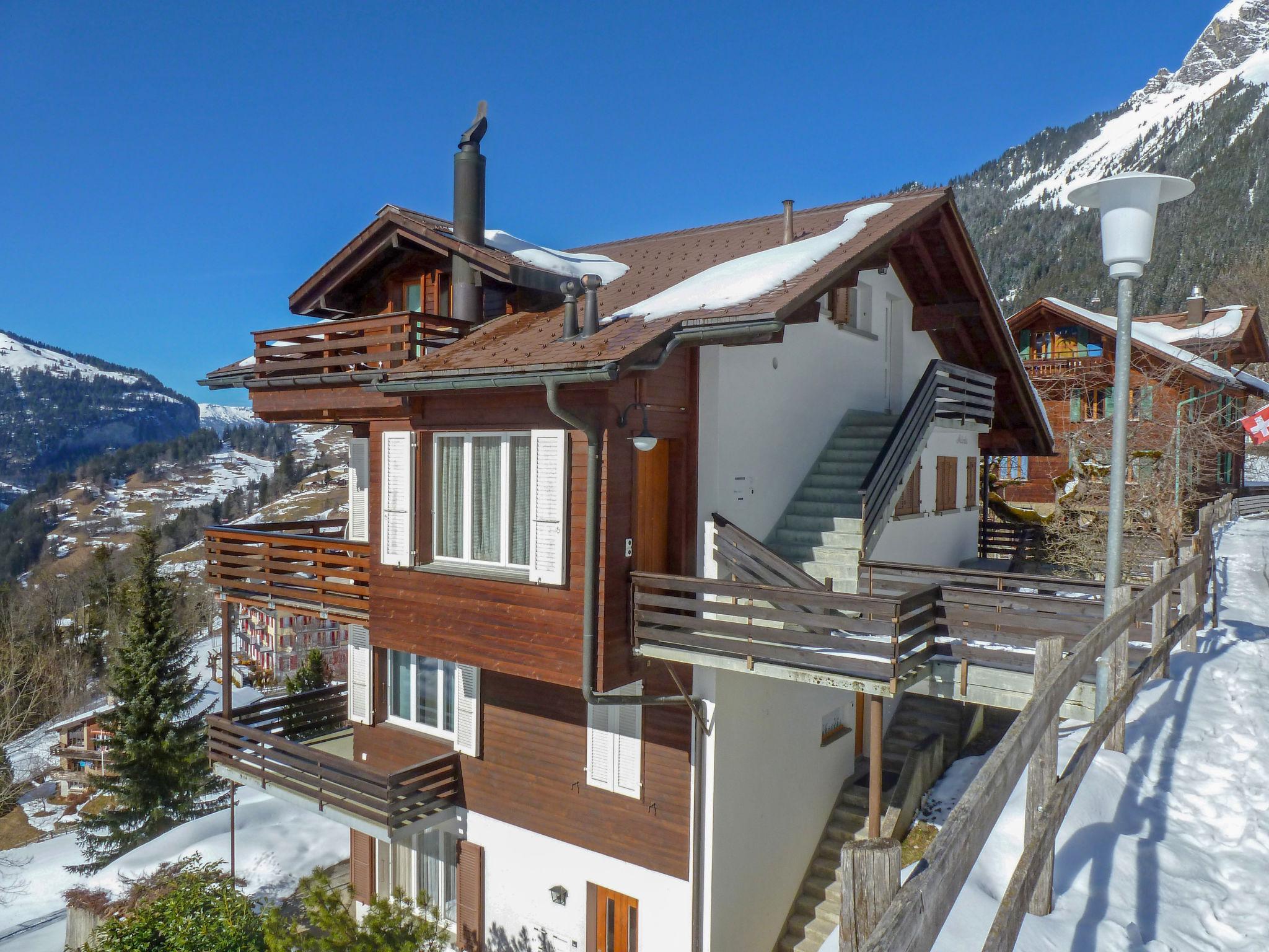 Foto 10 - Appartamento con 1 camera da letto a Lauterbrunnen con vista sulle montagne