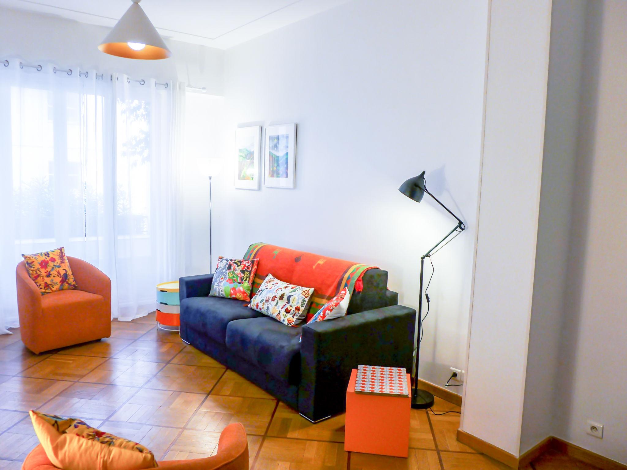 Foto 1 - Apartamento de 2 quartos em Nice com terraço e vistas do mar