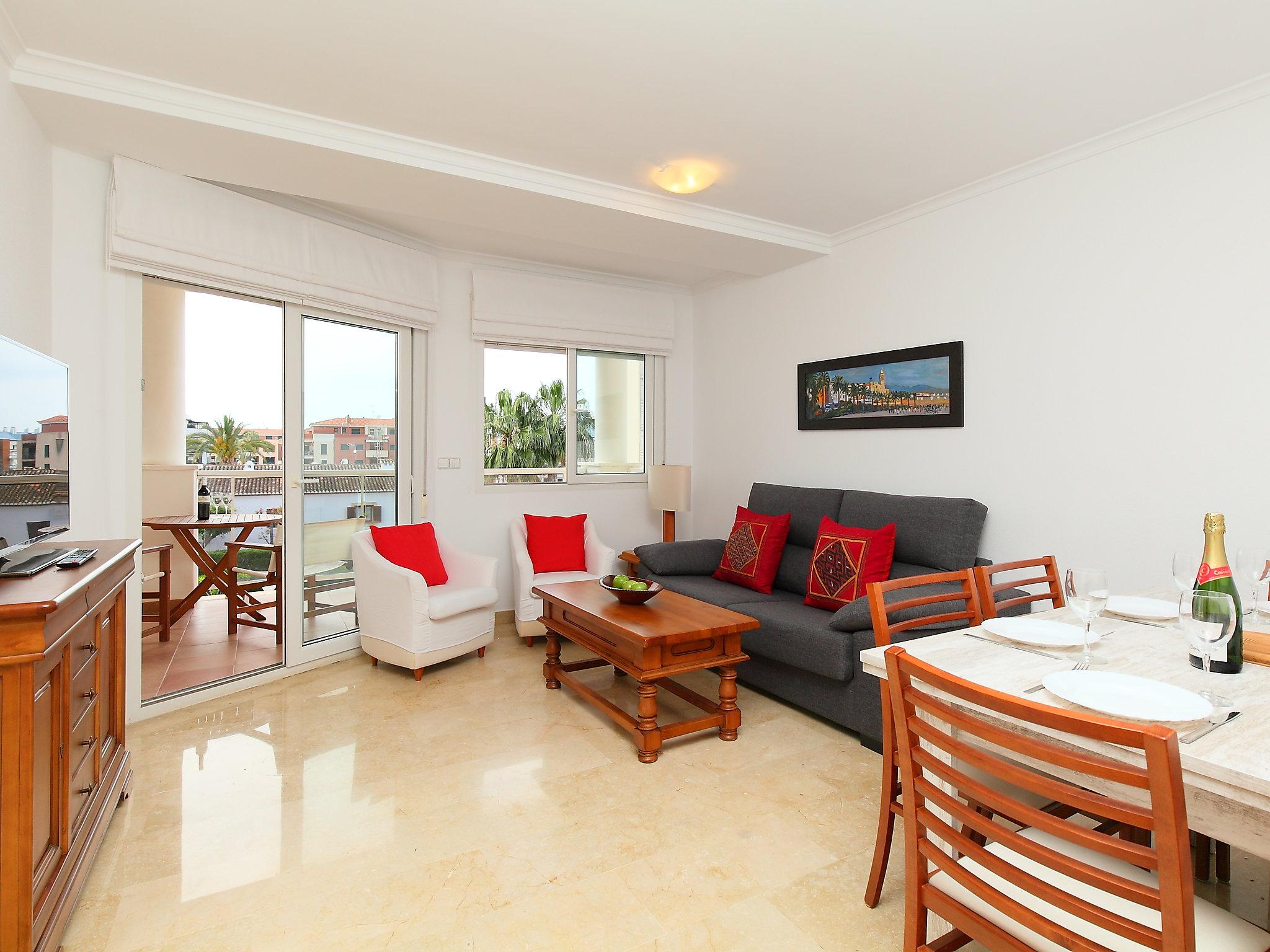 Foto 6 - Apartamento de 2 habitaciones en Dénia con piscina y vistas al mar