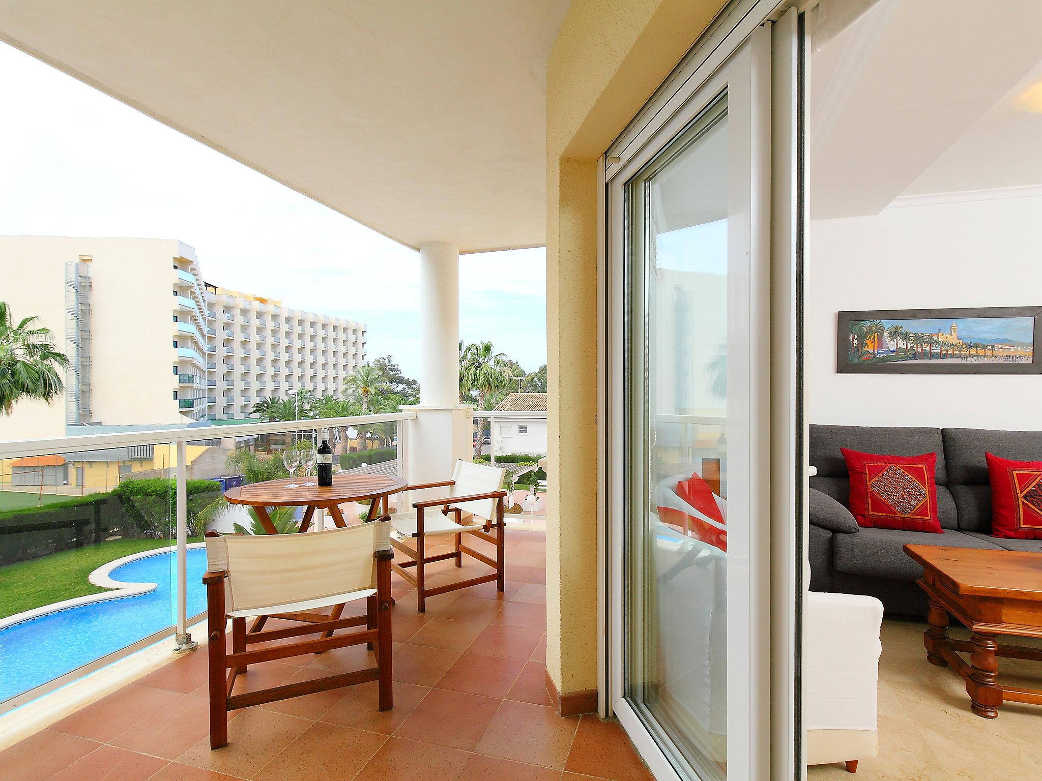 Foto 4 - Apartamento de 2 habitaciones en Dénia con piscina y vistas al mar