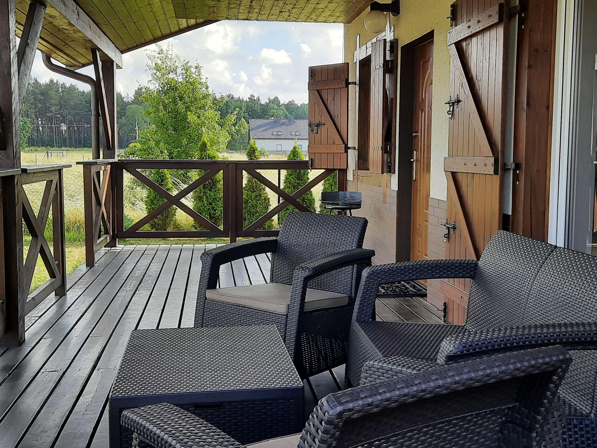 Photo 1 - Maison de 2 chambres à Smołdzino avec jardin et vues à la mer