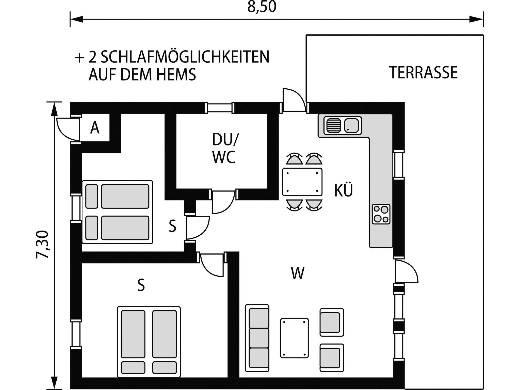 Foto 13 - Haus mit 2 Schlafzimmern in Salbu mit garten und terrasse