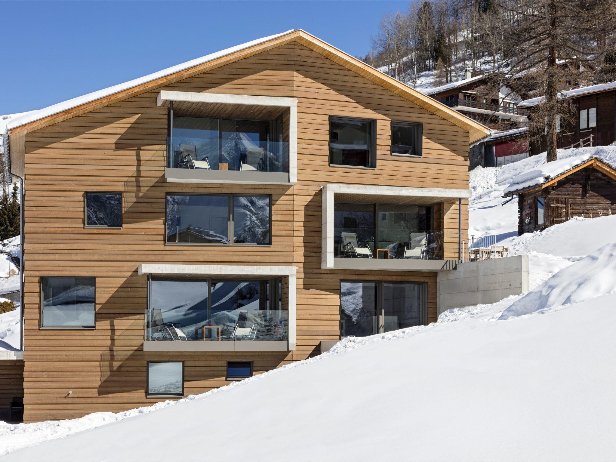 Foto 16 - Apartamento de 2 habitaciones en Grächen con sauna y vistas a la montaña