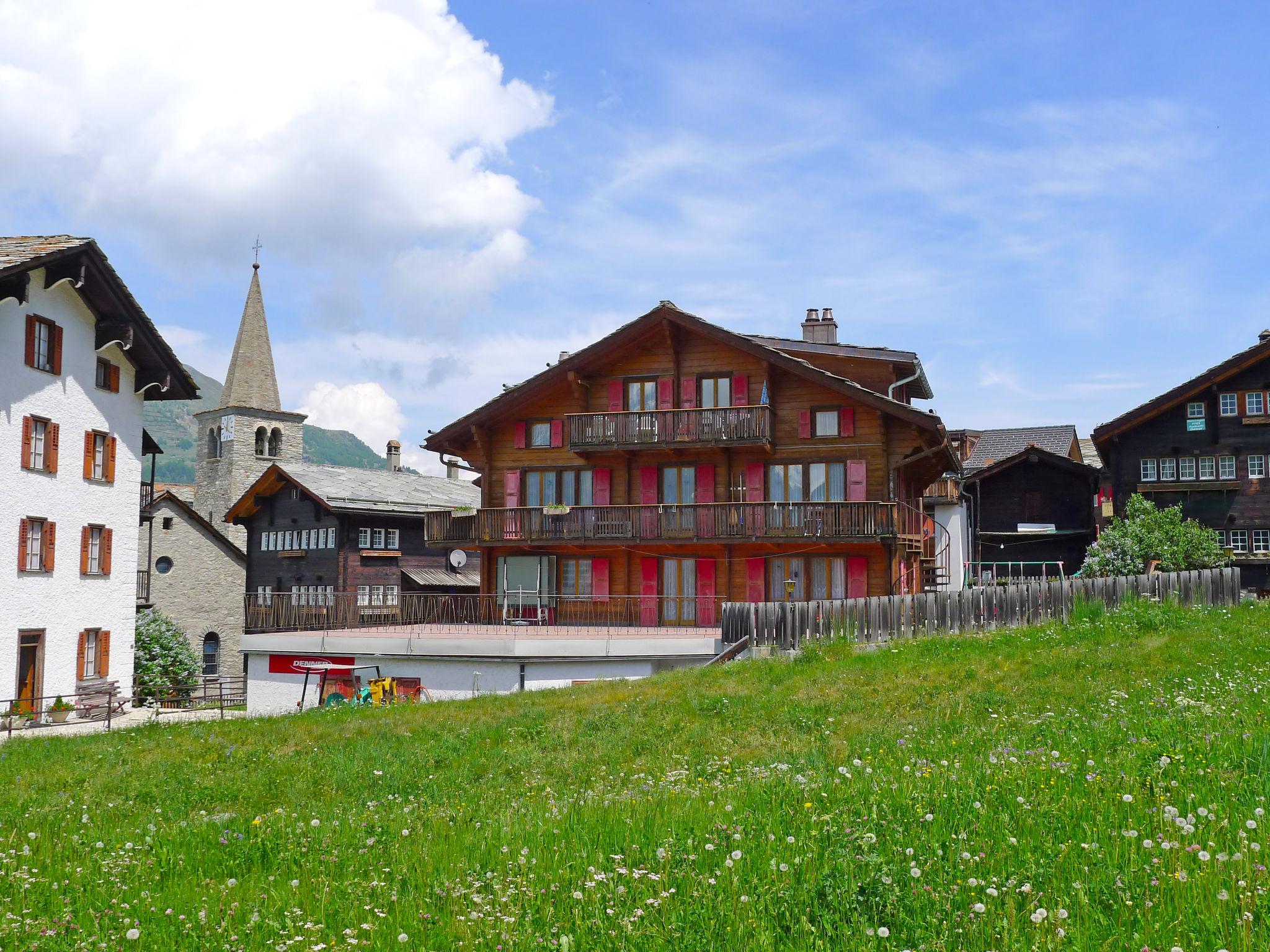 Foto 10 - Apartamento de 2 habitaciones en Grächen con vistas a la montaña