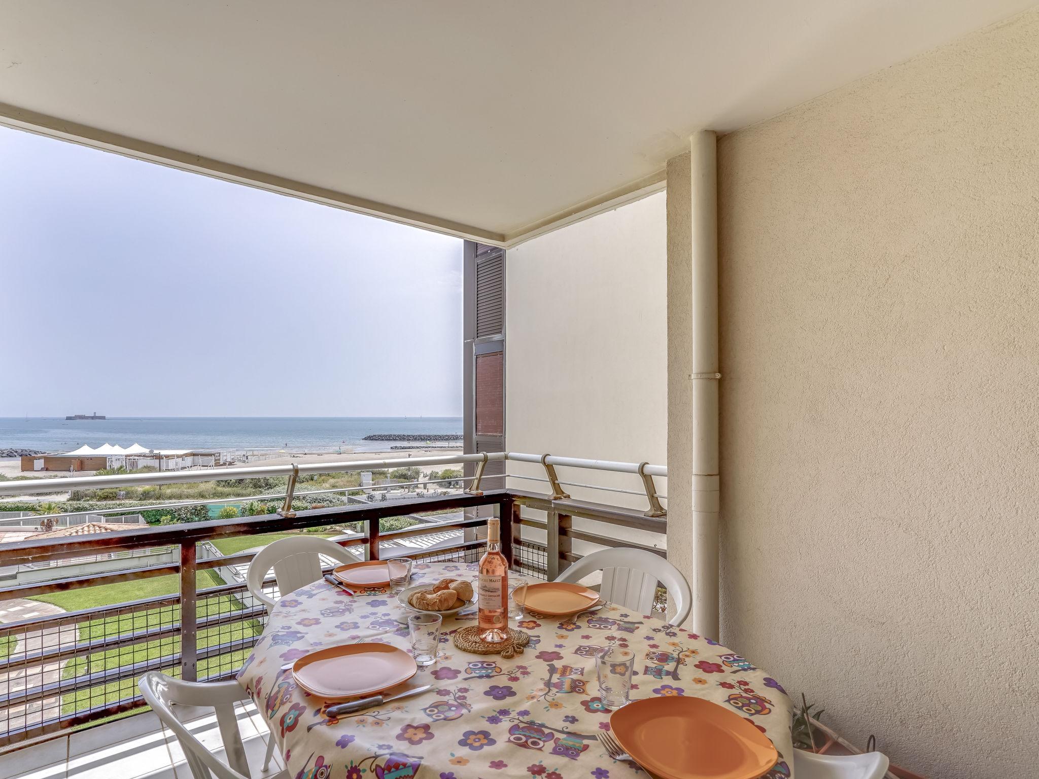 Foto 7 - Apartamento de 2 quartos em Agde com piscina e vistas do mar