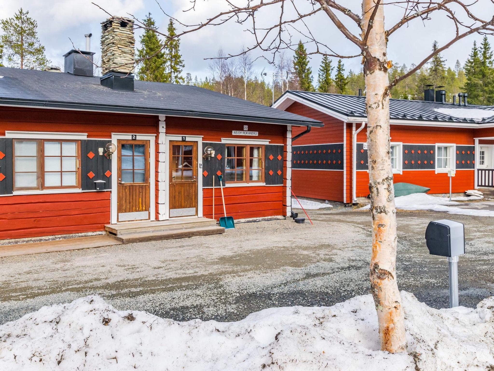 Foto 12 - Haus mit 1 Schlafzimmer in Kuusamo mit sauna und blick auf die berge