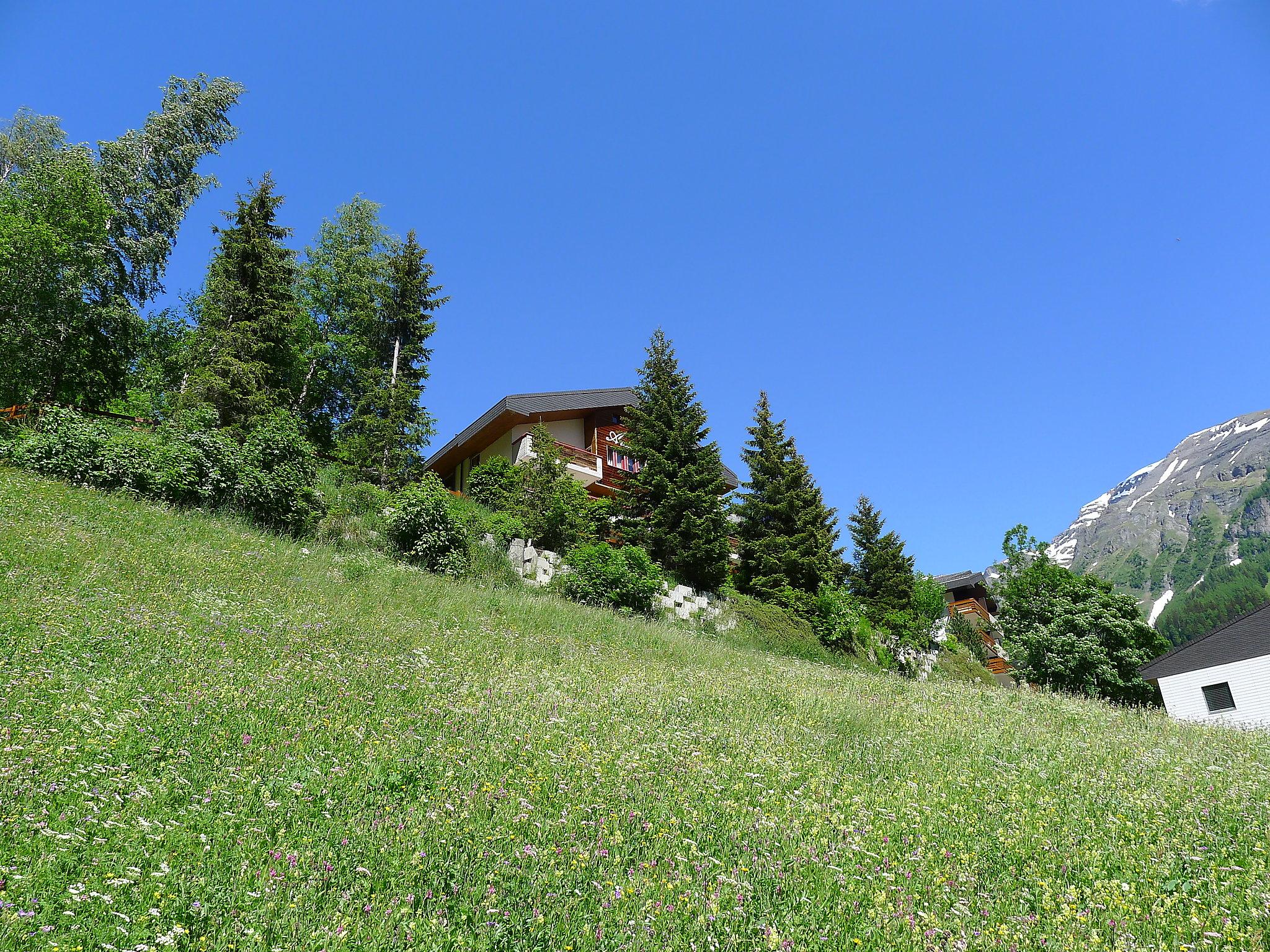 Foto 9 - Appartamento con 1 camera da letto a Leukerbad con vista sulle montagne