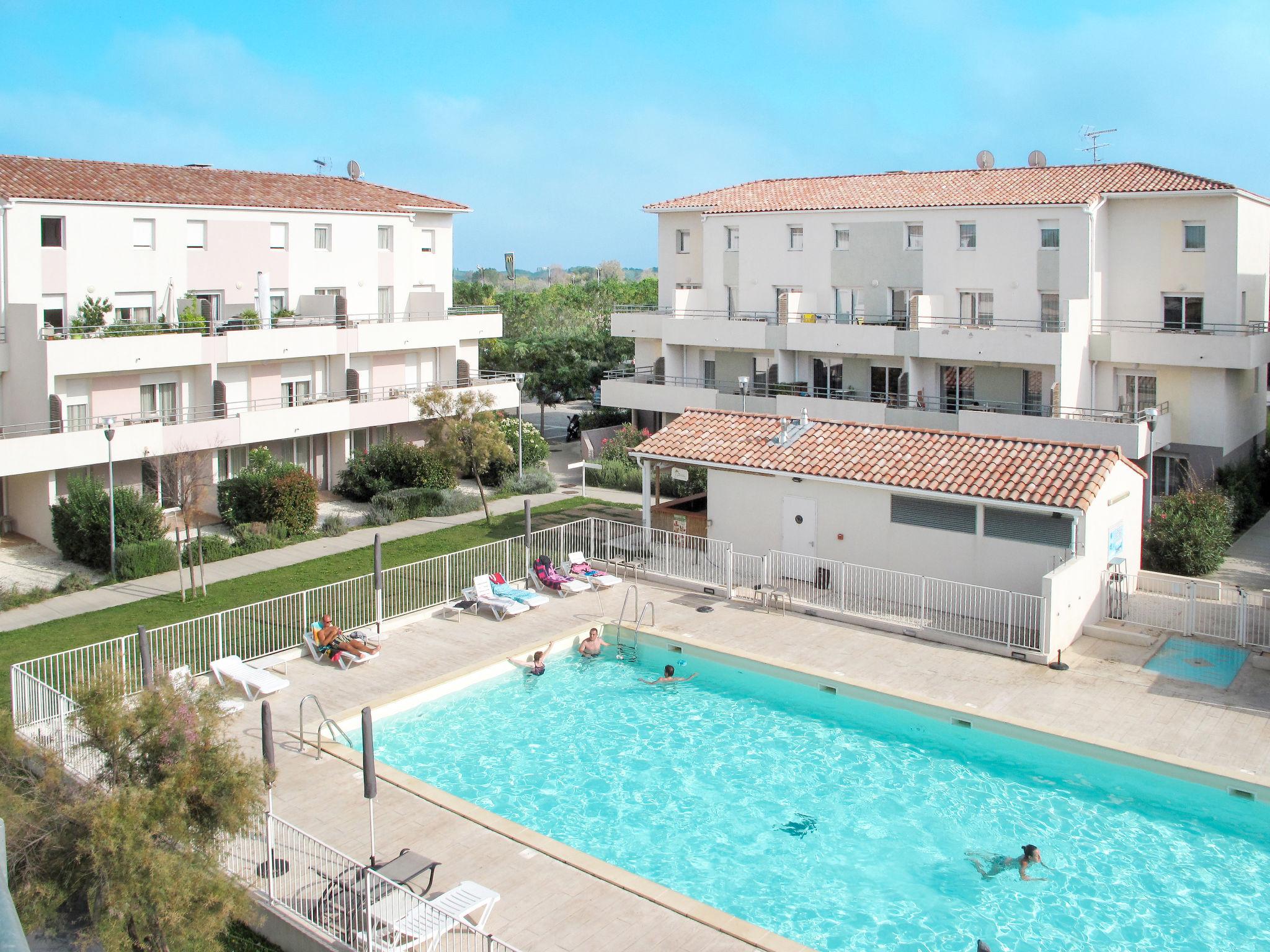 Foto 17 - Apartamento de 1 habitación en Le Grau-du-Roi con piscina y vistas al mar