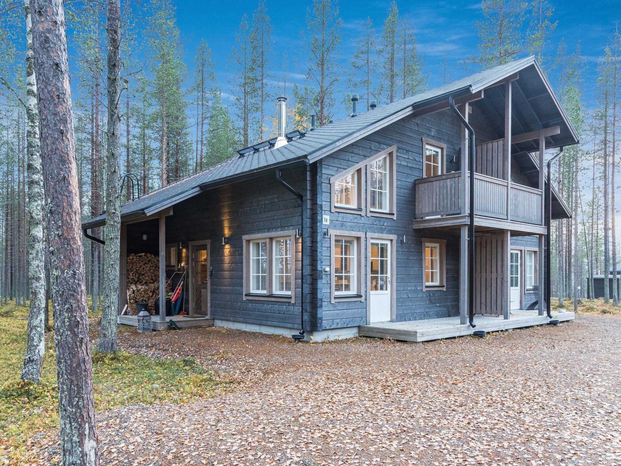 Foto 1 - Casa con 3 camere da letto a Kittilä con sauna e vista sulle montagne