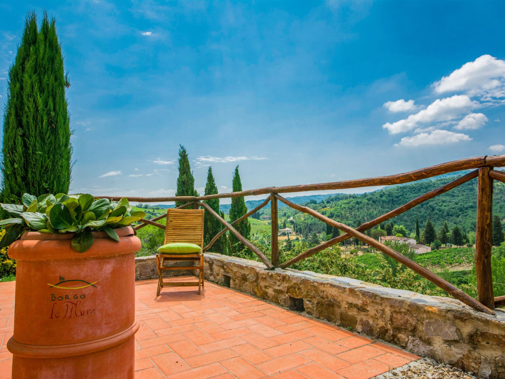 Foto 3 - Casa con 3 camere da letto a Greve in Chianti con piscina e giardino