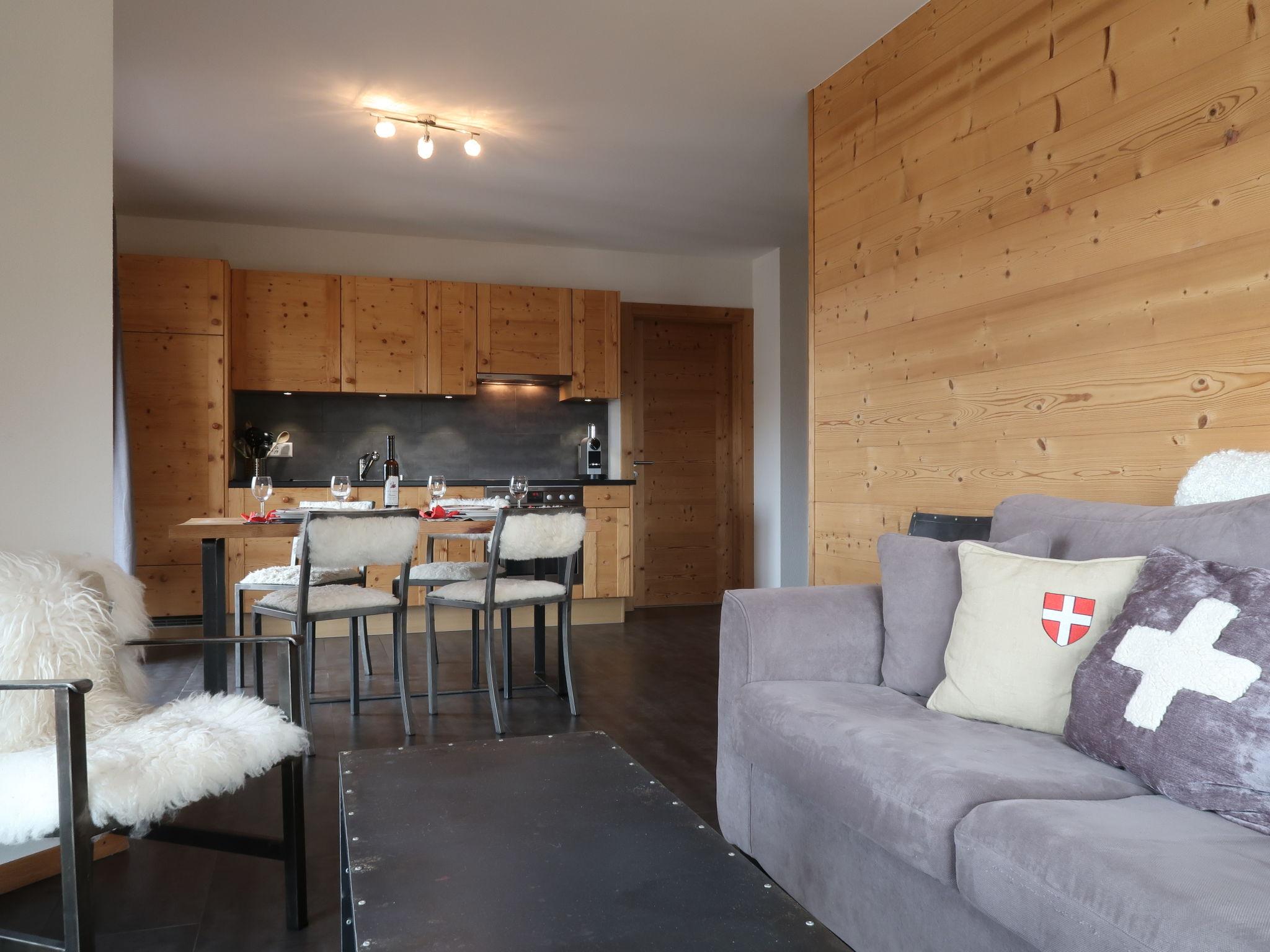 Foto 9 - Apartamento de 2 quartos em Nendaz com vista para a montanha