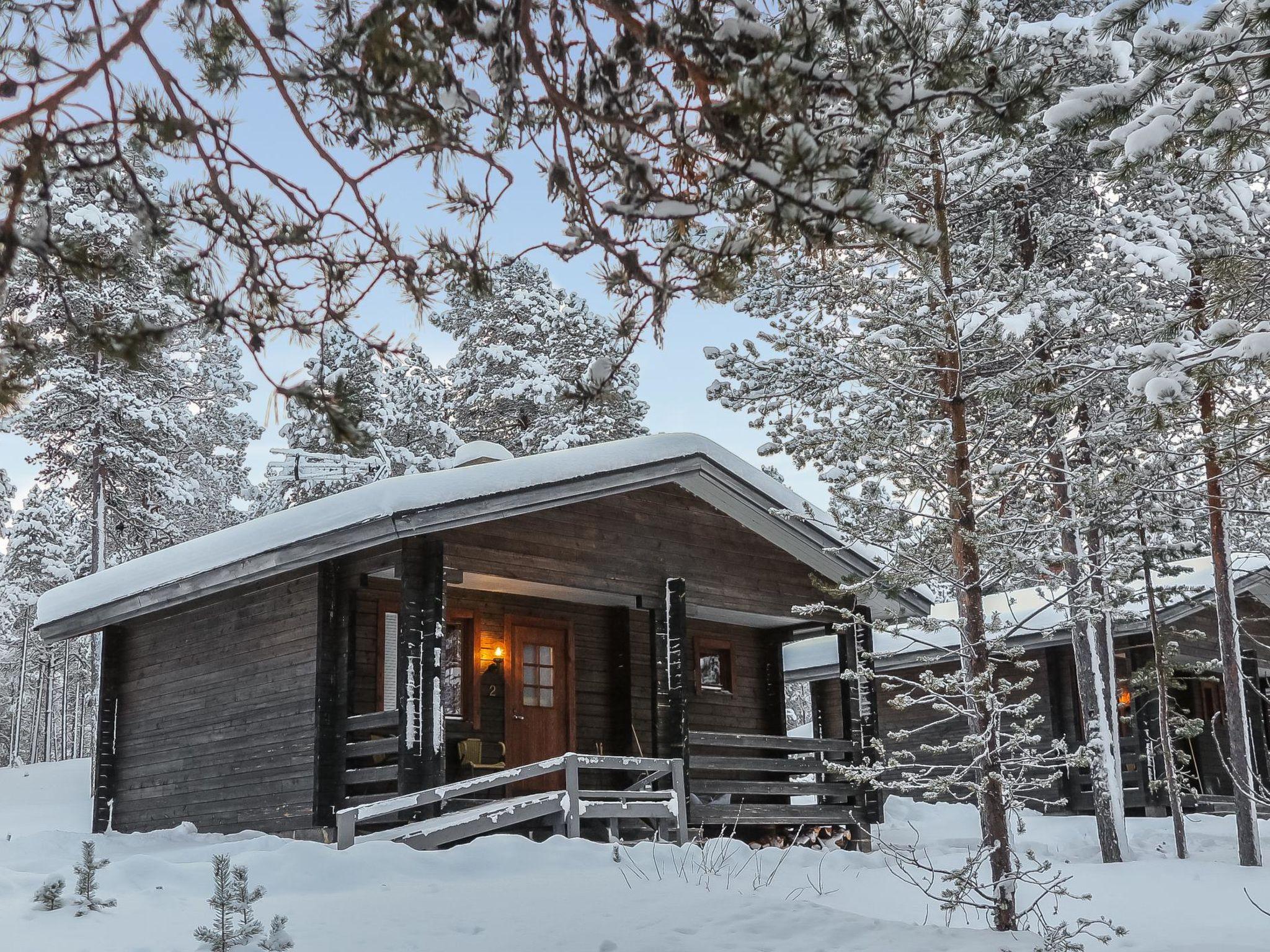 Foto 2 - Casa de 1 habitación en Inari con sauna y vistas a la montaña