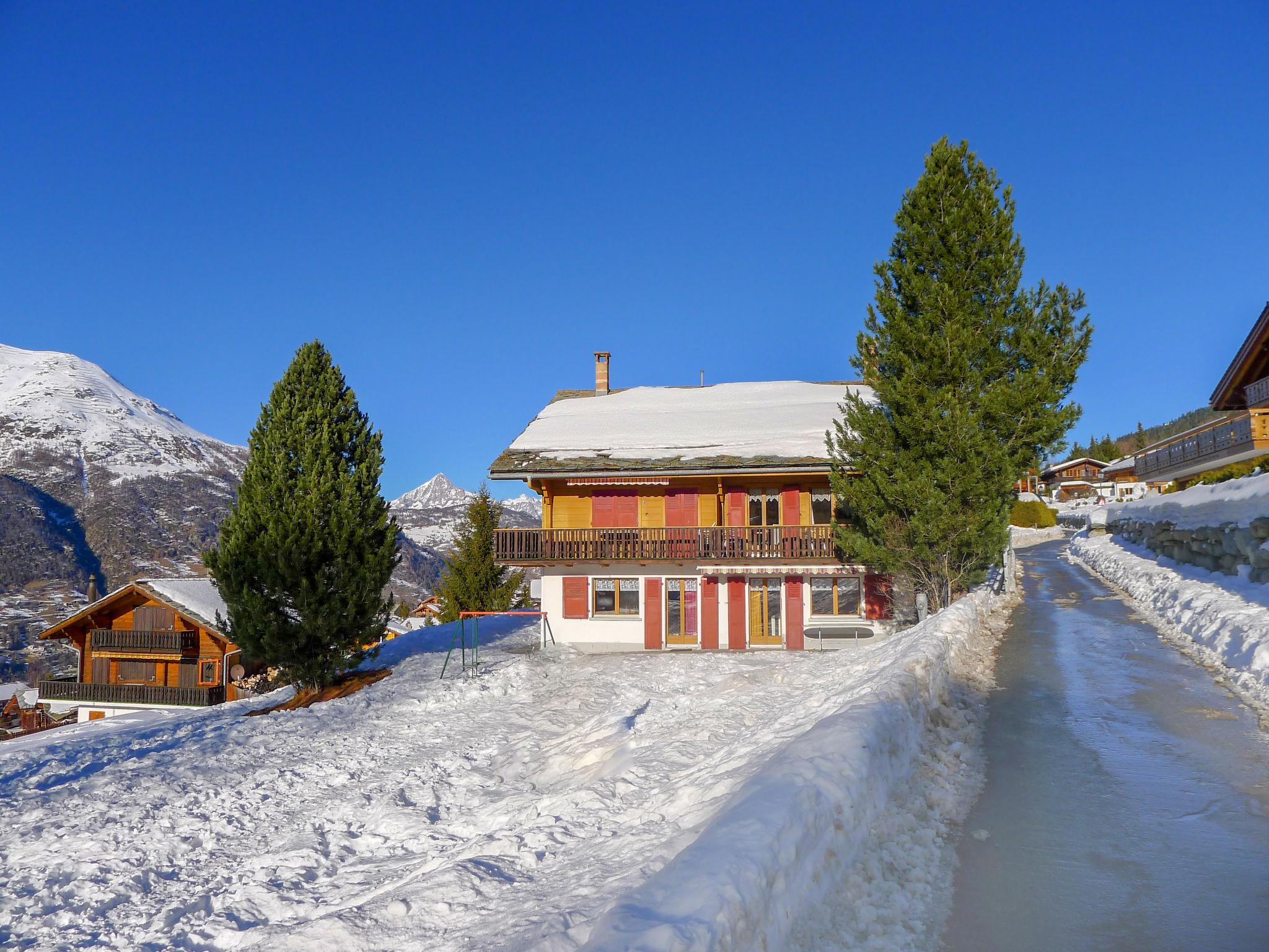 Photo 13 - Appartement de 2 chambres à Grächen avec jardin et vues sur la montagne