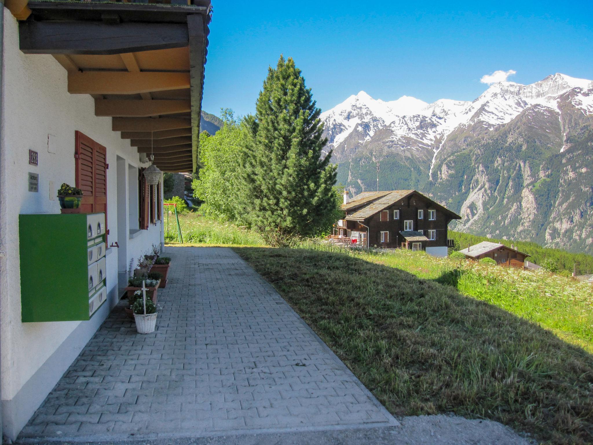 Foto 9 - Apartamento de 2 habitaciones en Grächen con jardín y vistas a la montaña