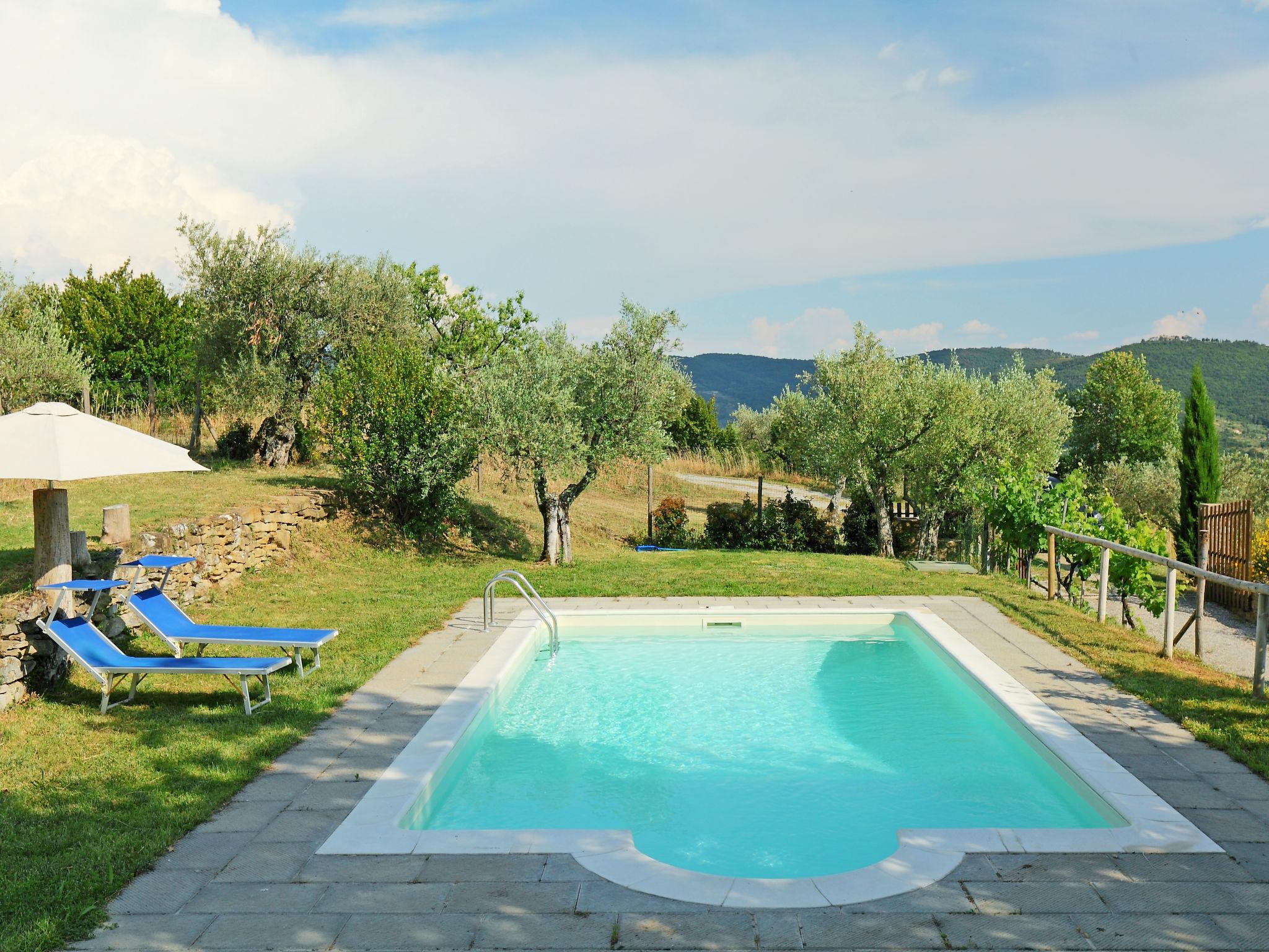 Foto 22 - Casa con 3 camere da letto a Cortona con piscina privata e giardino