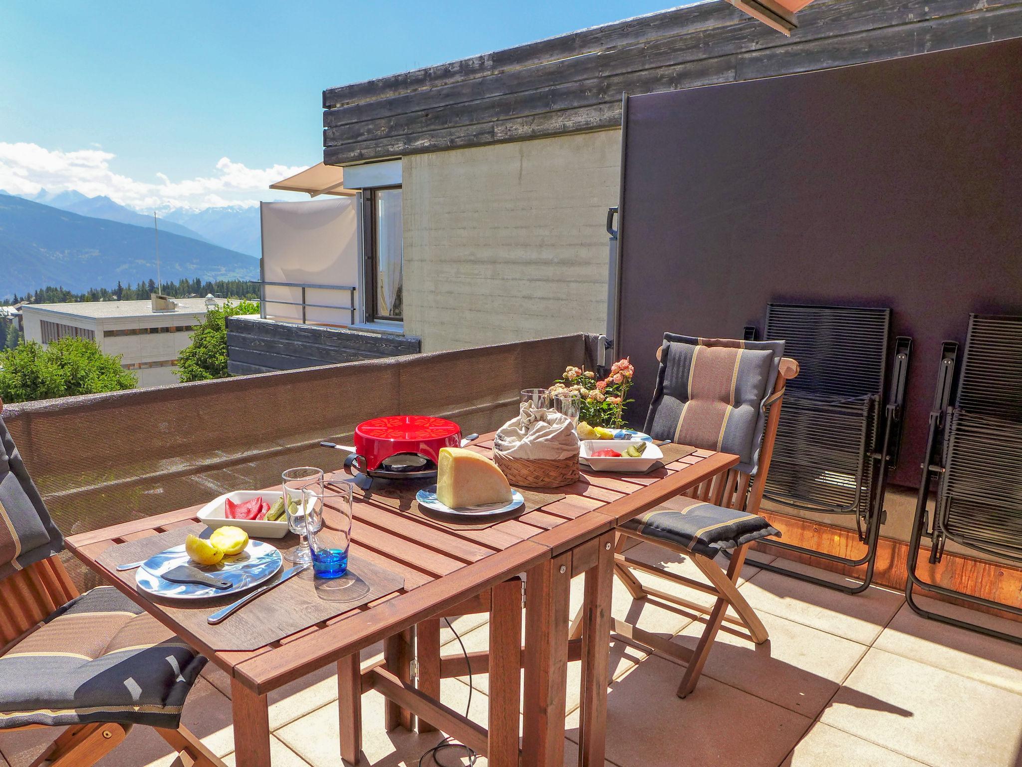 Photo 19 - Appartement en Crans-Montana avec piscine et vues sur la montagne