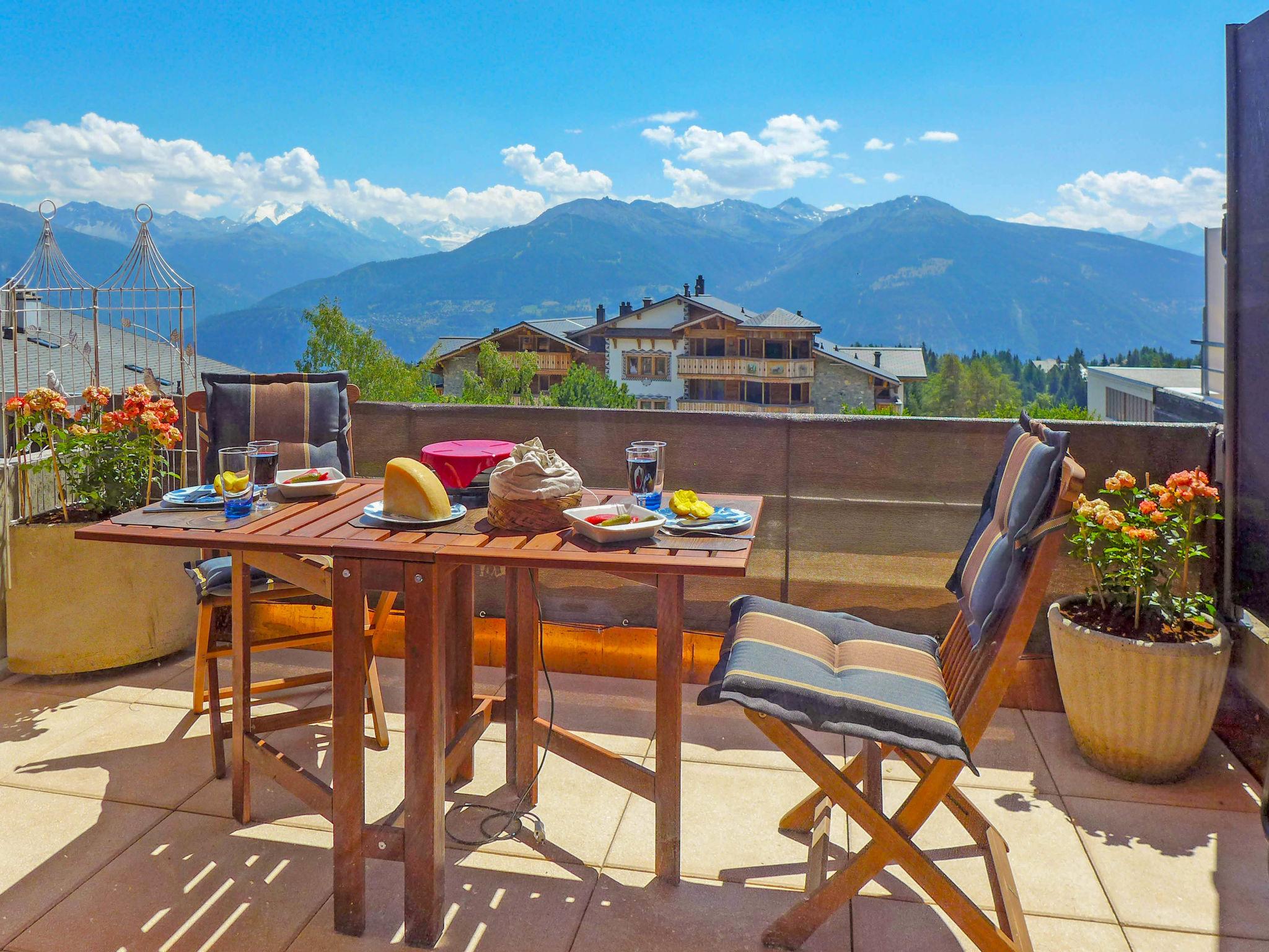 Photo 1 - Appartement en Crans-Montana avec piscine et vues sur la montagne