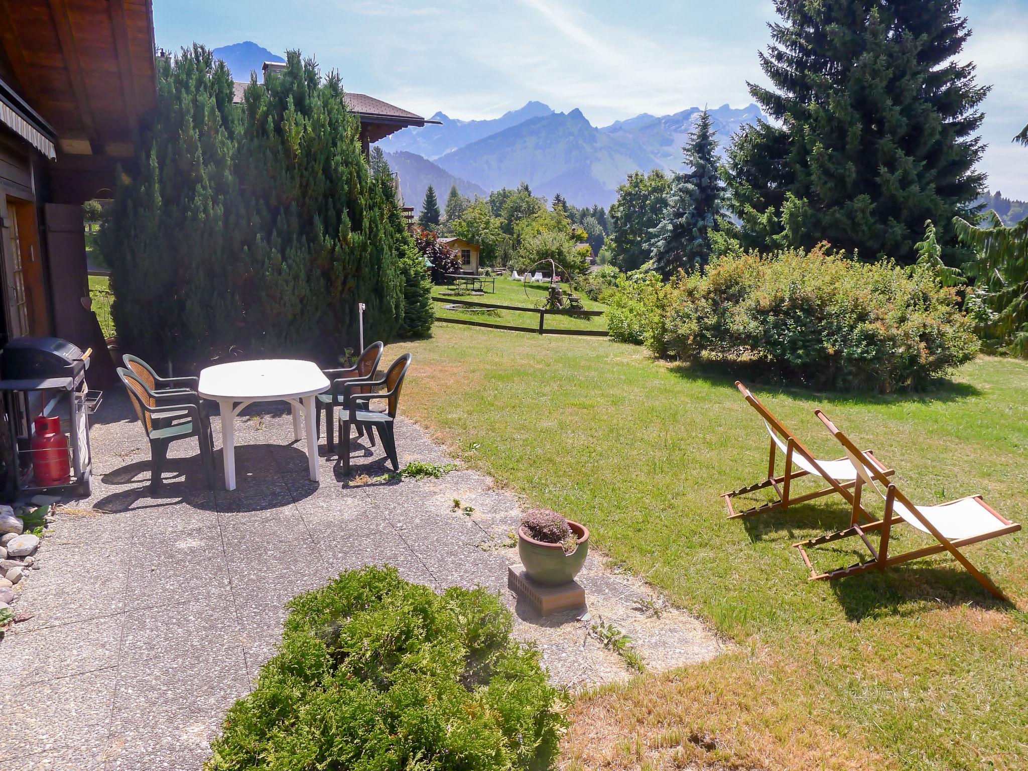 Foto 4 - Casa de 2 quartos em Ollon com jardim e vista para a montanha