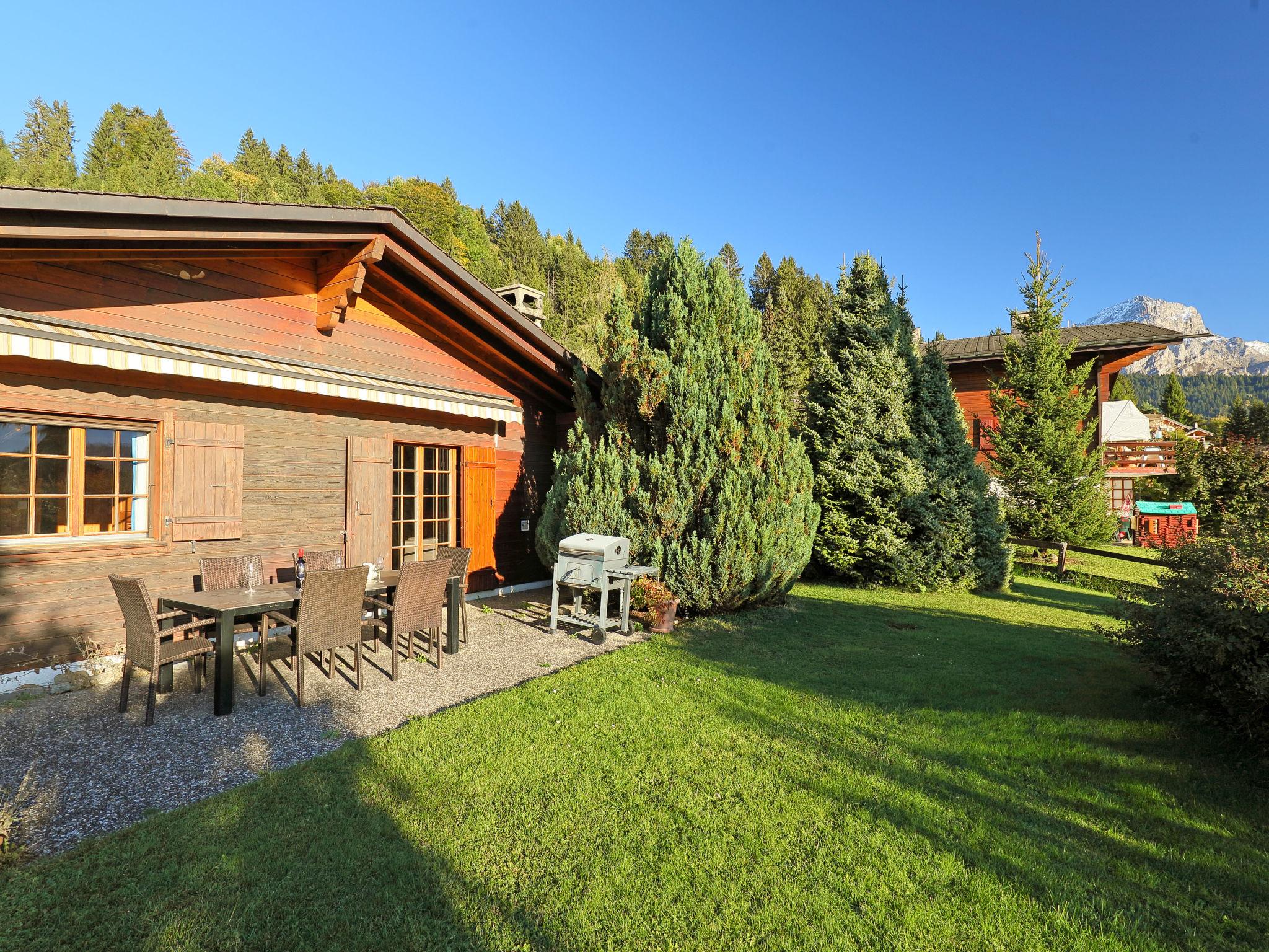 Foto 5 - Casa con 2 camere da letto a Ollon con giardino e vista sulle montagne