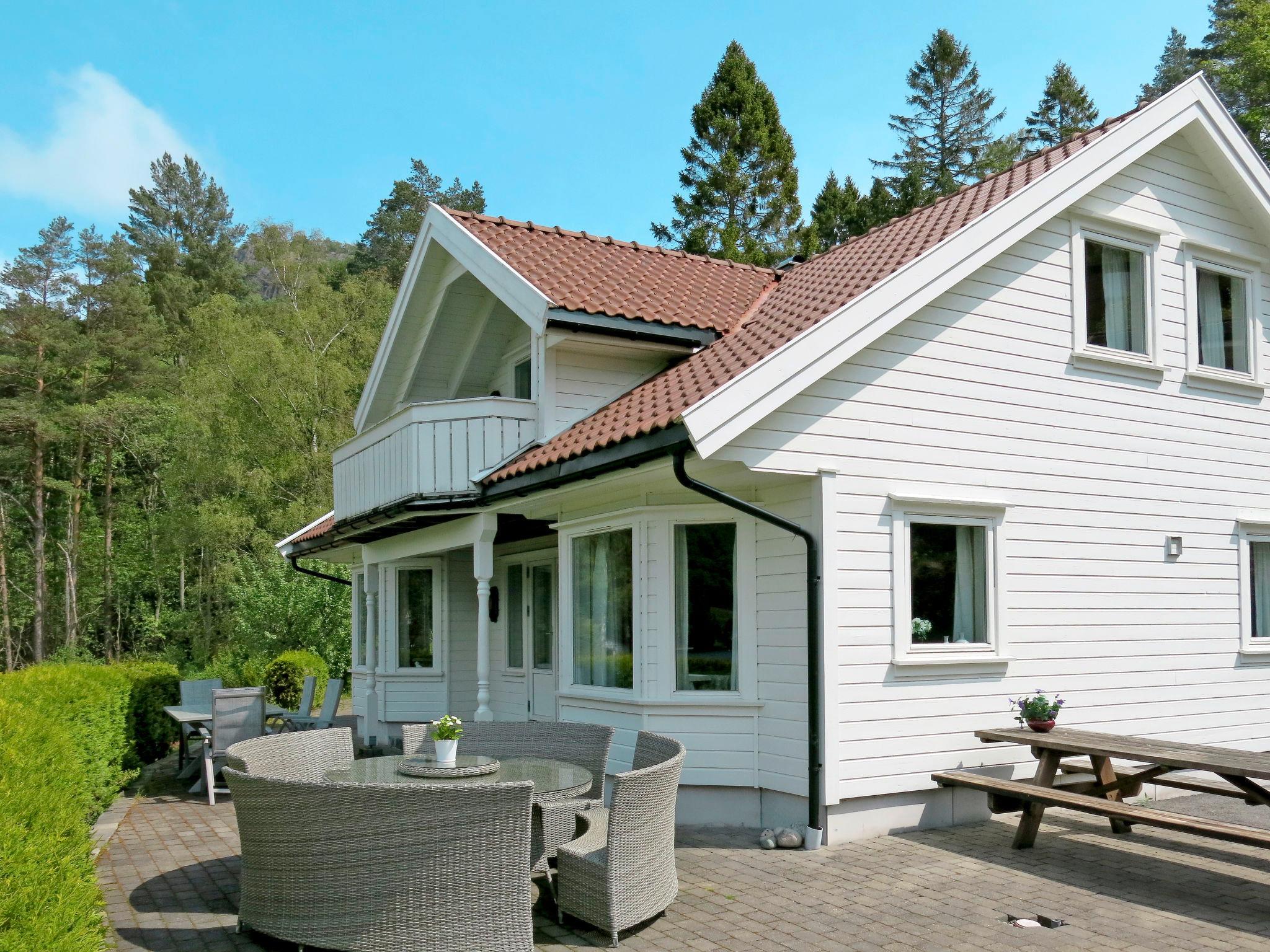 Foto 21 - Haus mit 5 Schlafzimmern in Lyngdal mit garten und terrasse