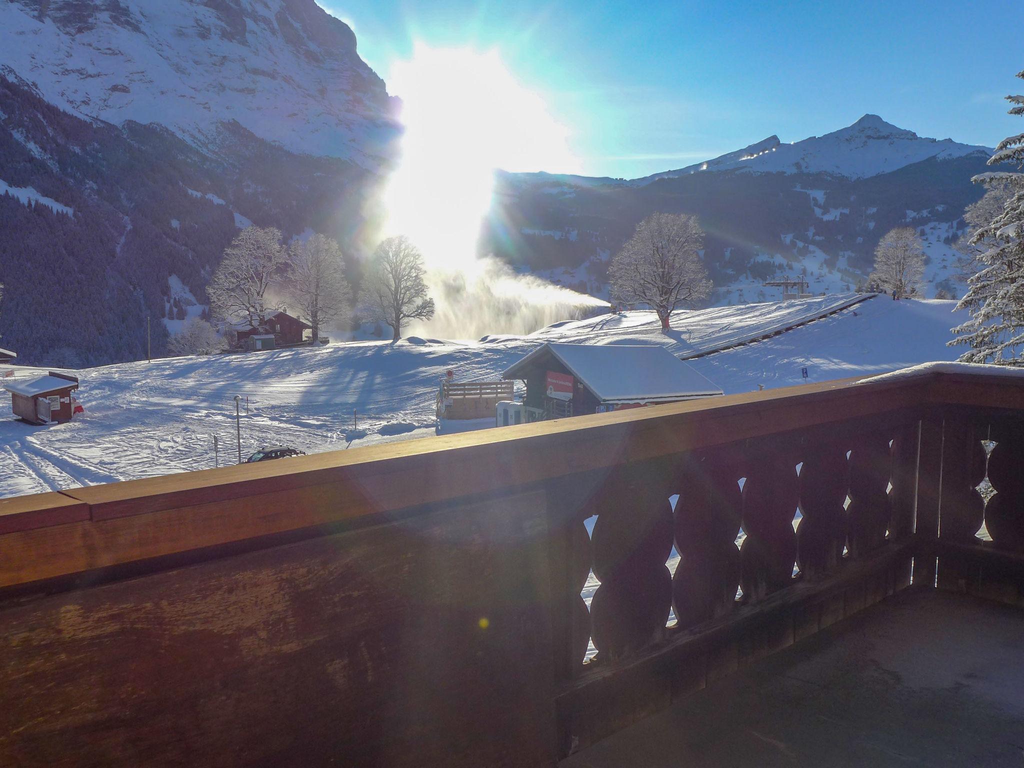 Foto 17 - Appartamento con 2 camere da letto a Grindelwald con vista sulle montagne