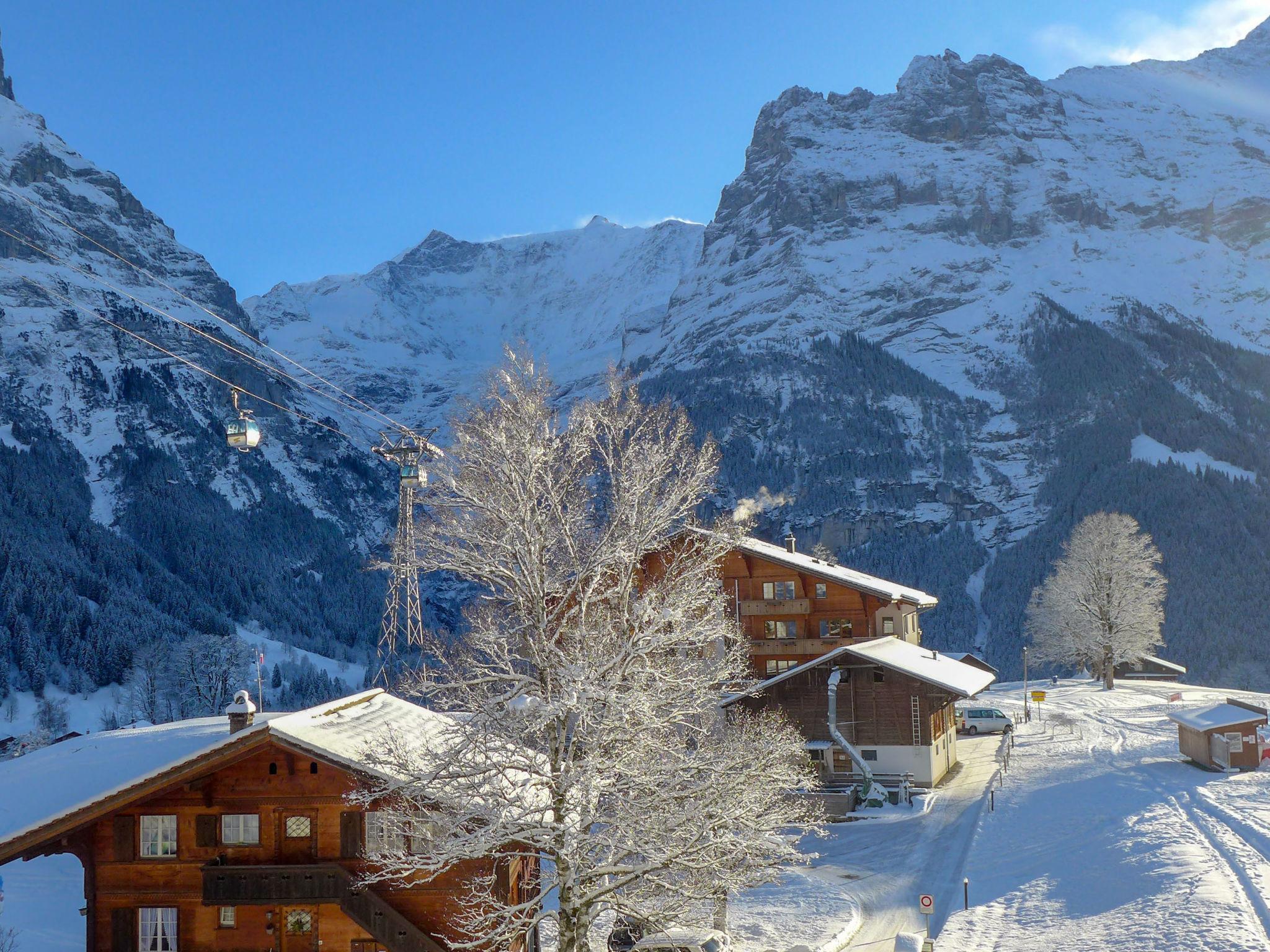 Foto 19 - Apartment mit 2 Schlafzimmern in Grindelwald mit blick auf die berge