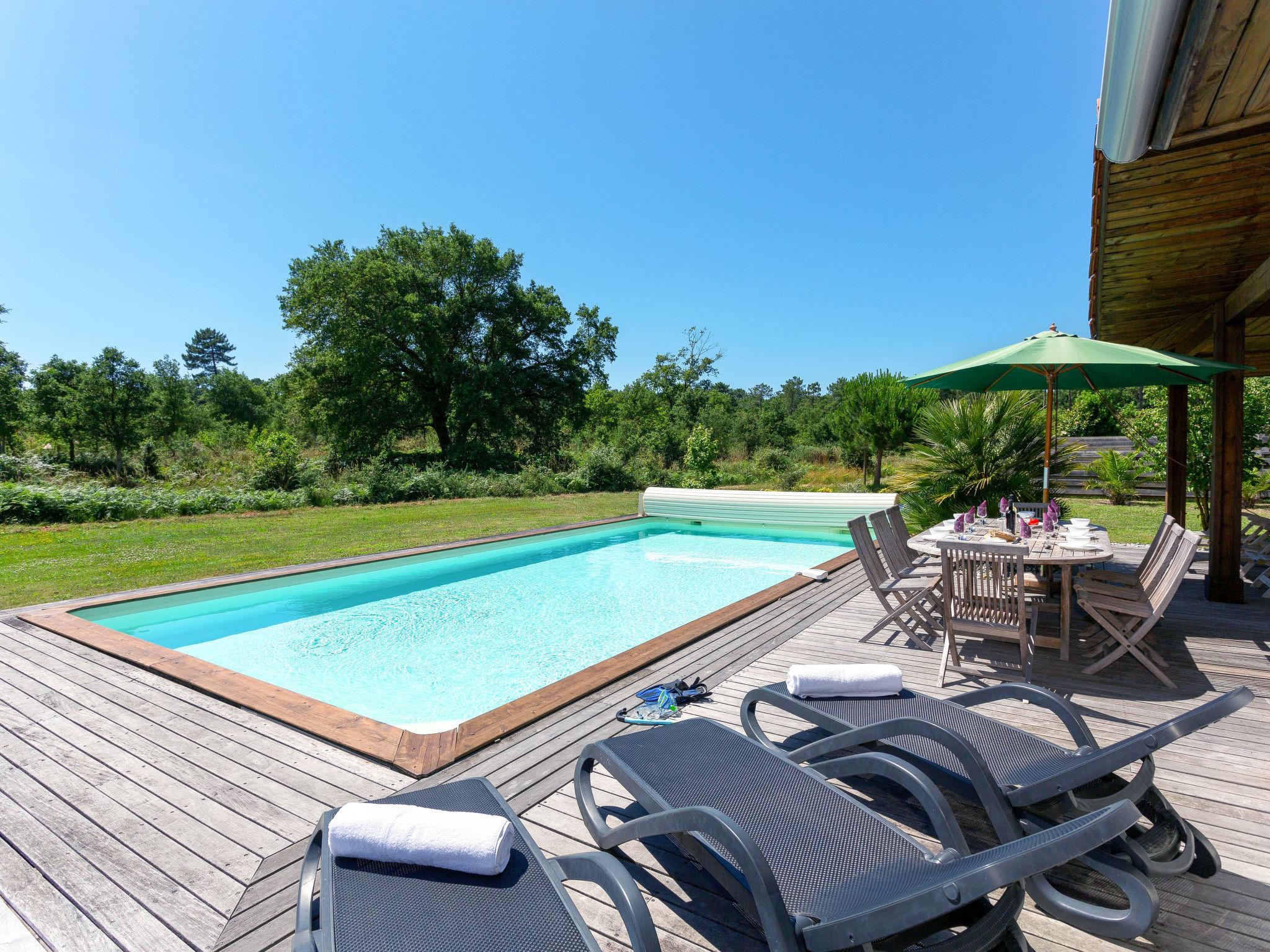 Foto 3 - Casa con 3 camere da letto a Moliets-et-Maa con piscina privata e vista mare