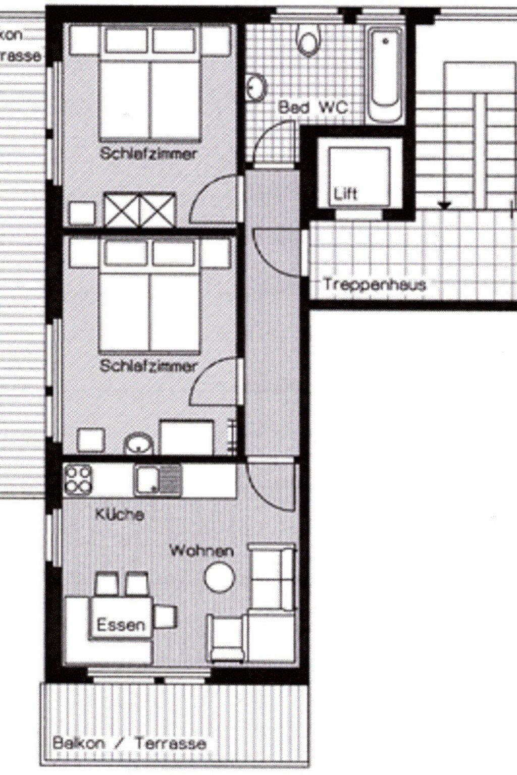 Foto 3 - Apartment mit 2 Schlafzimmern in Saas-Fee