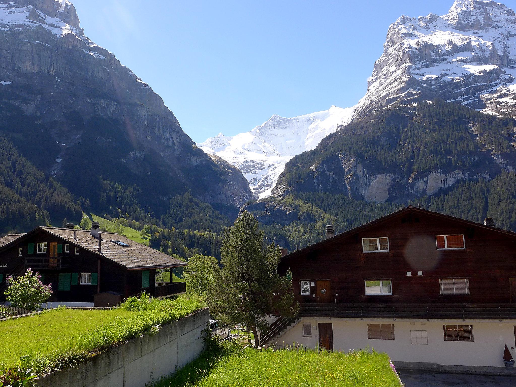 Foto 9 - Apartment mit 1 Schlafzimmer in Grindelwald mit terrasse und blick auf die berge