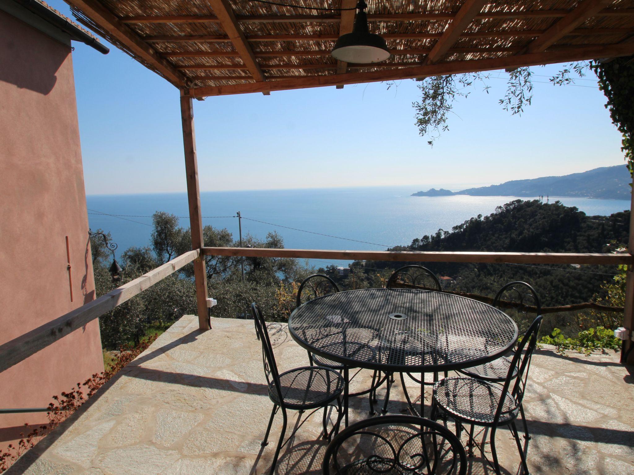 Foto 2 - Casa de 3 habitaciones en Zoagli con terraza y vistas al mar