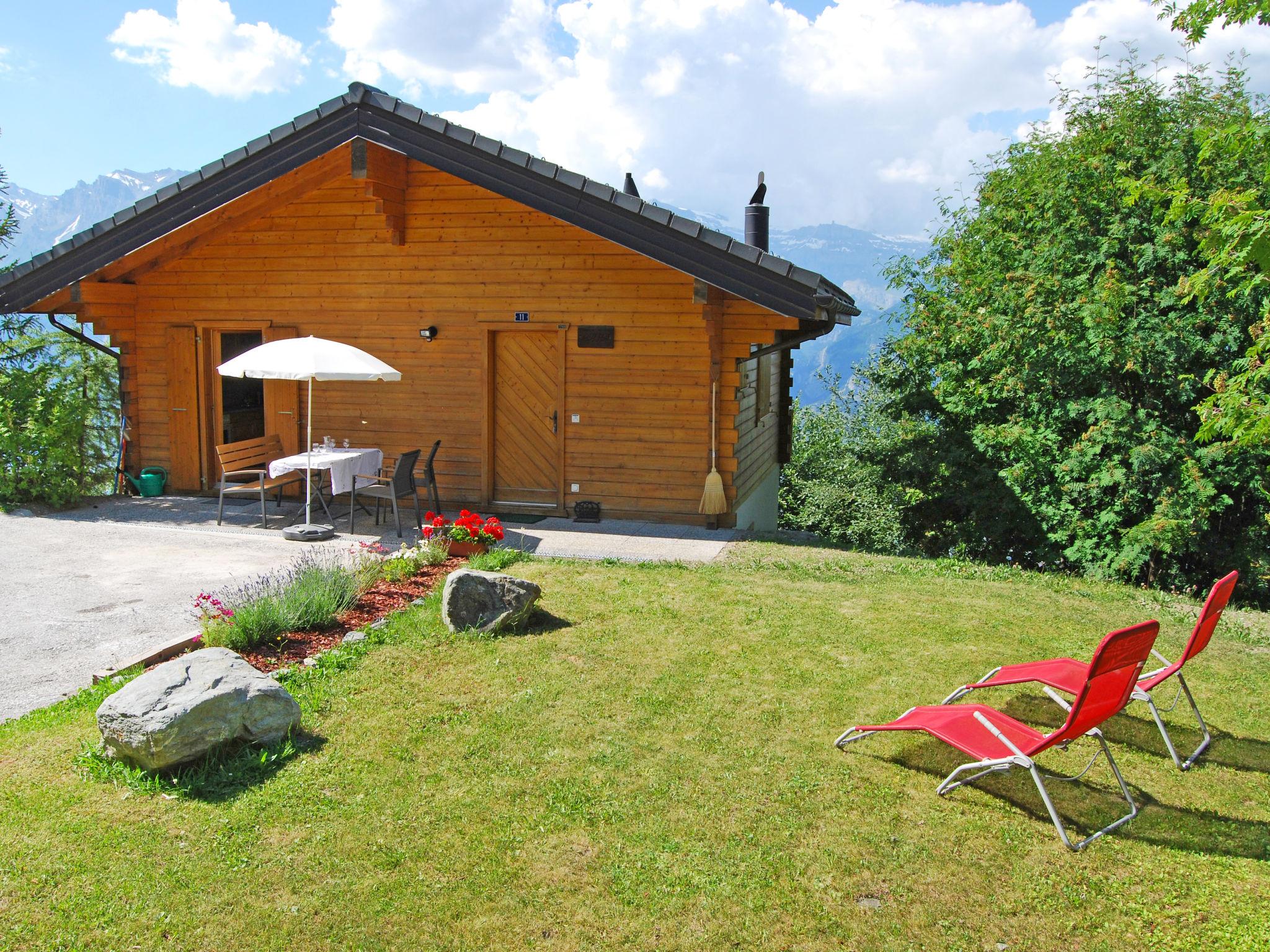 Foto 1 - Casa con 3 camere da letto a Nendaz con giardino e vista sulle montagne