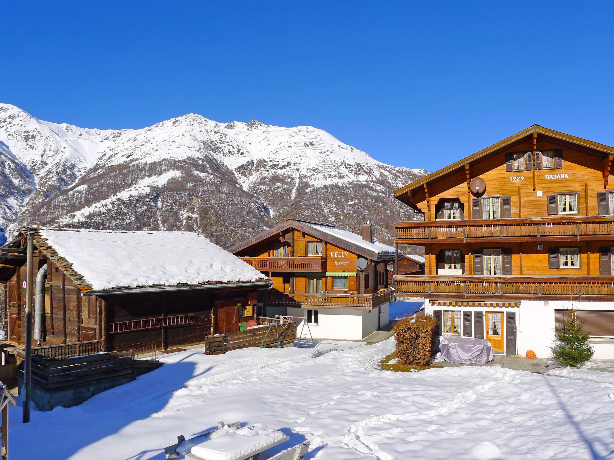 Photo 12 - Appartement de 3 chambres à Grächen avec jardin et vues sur la montagne