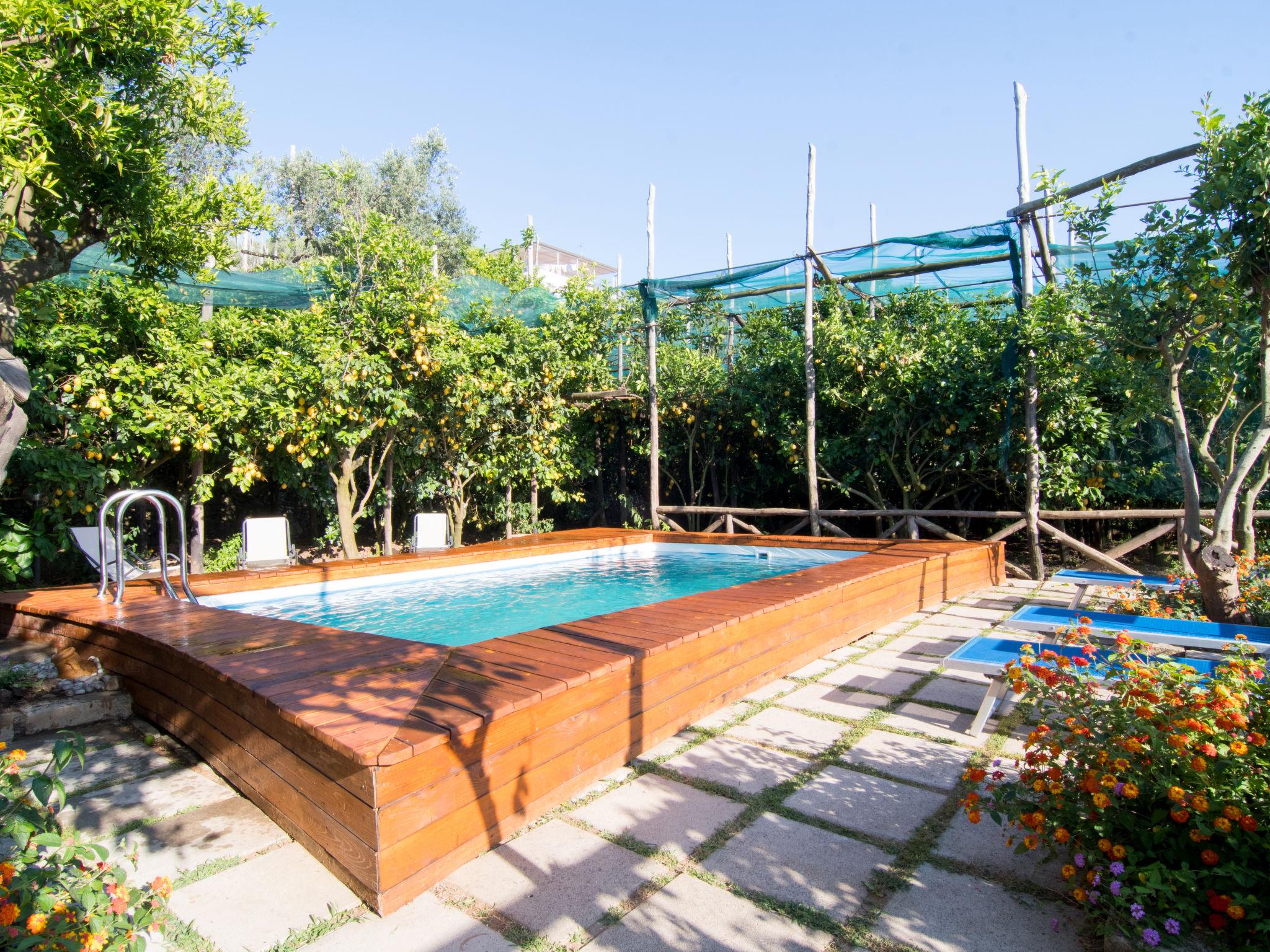 Foto 2 - Casa de 3 habitaciones en Massa Lubrense con piscina privada y vistas al mar