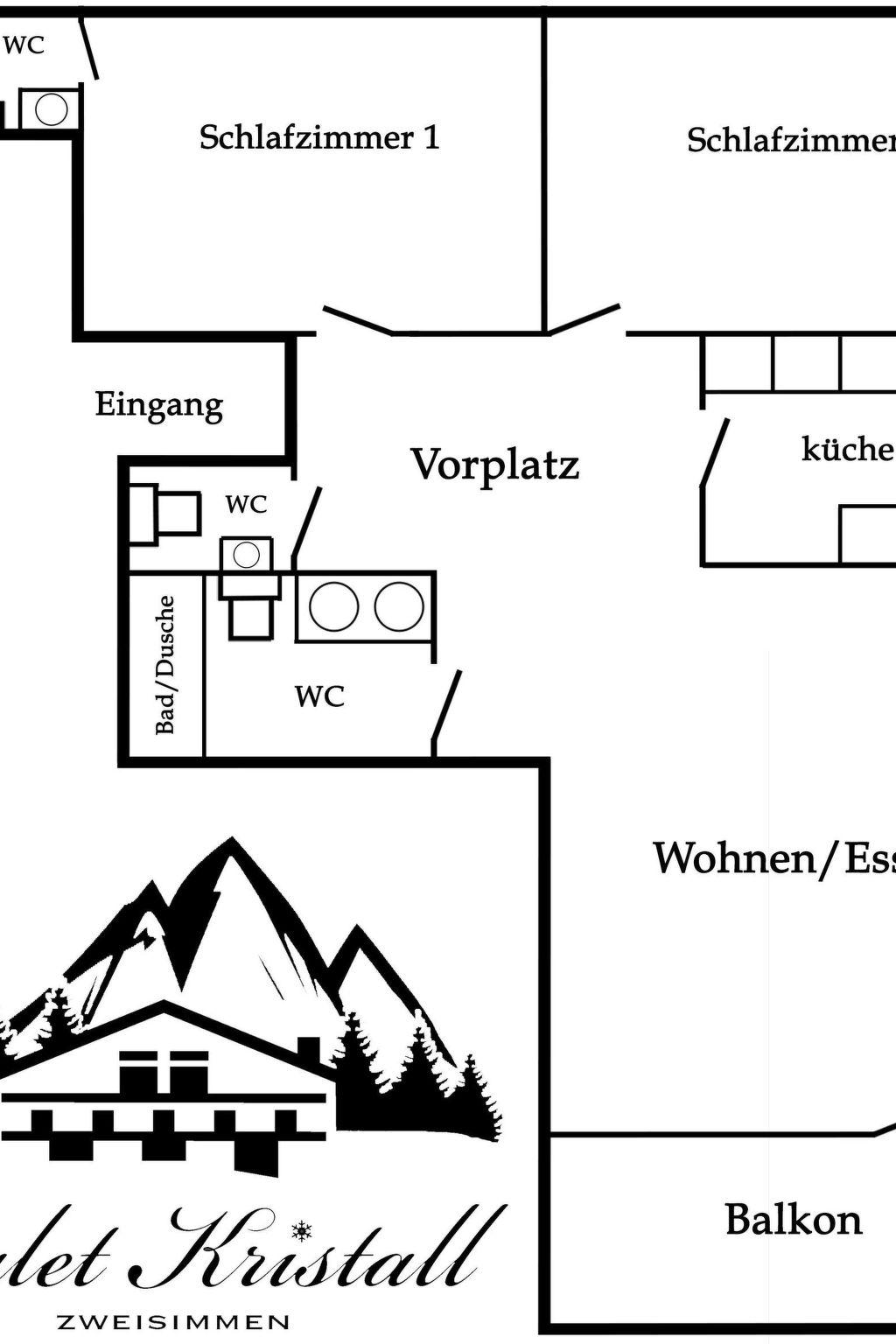 Foto 10 - Apartment mit 2 Schlafzimmern in Zweisimmen