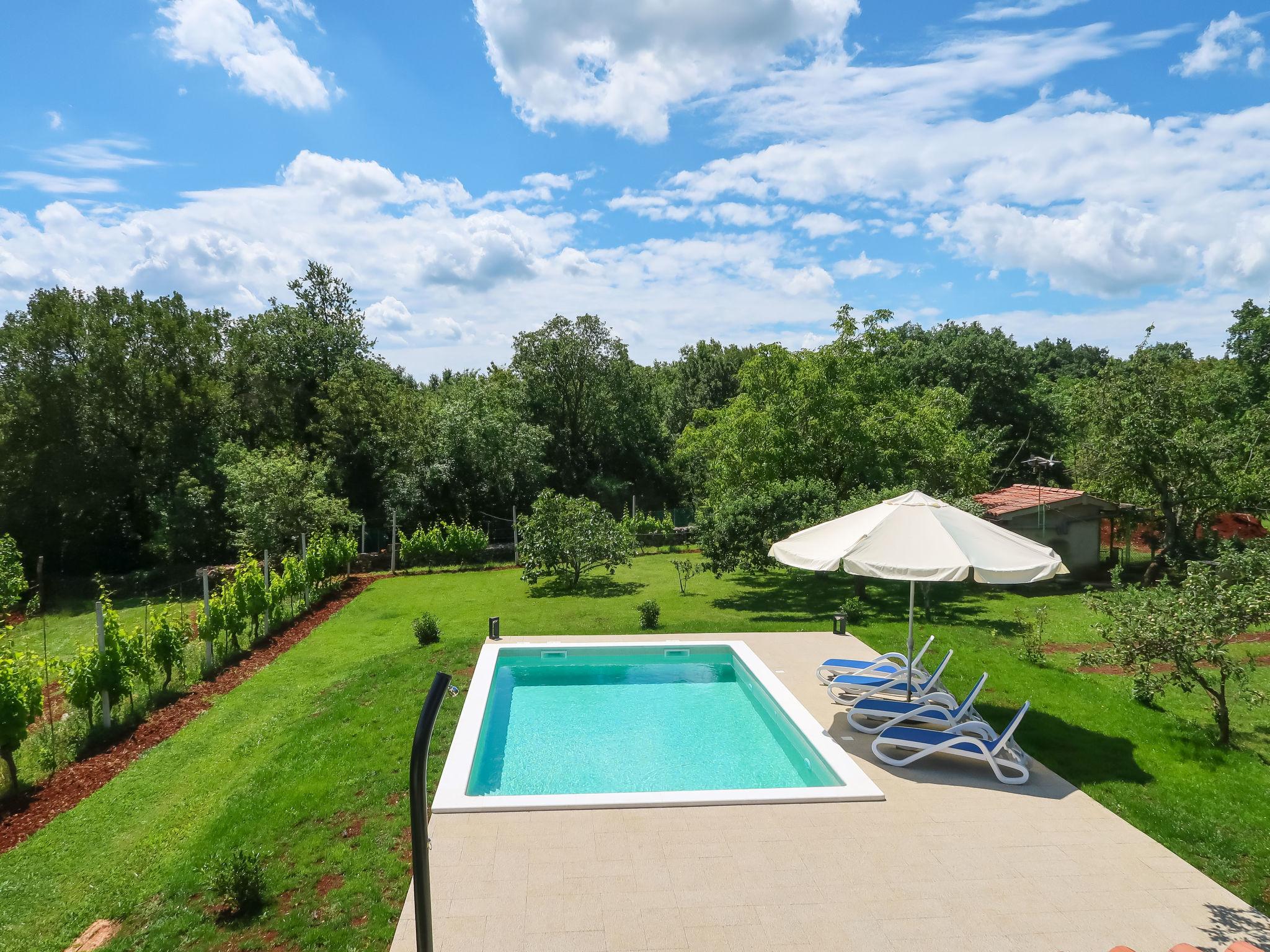 Foto 2 - Casa de 2 quartos em Raša com piscina privada e vistas do mar