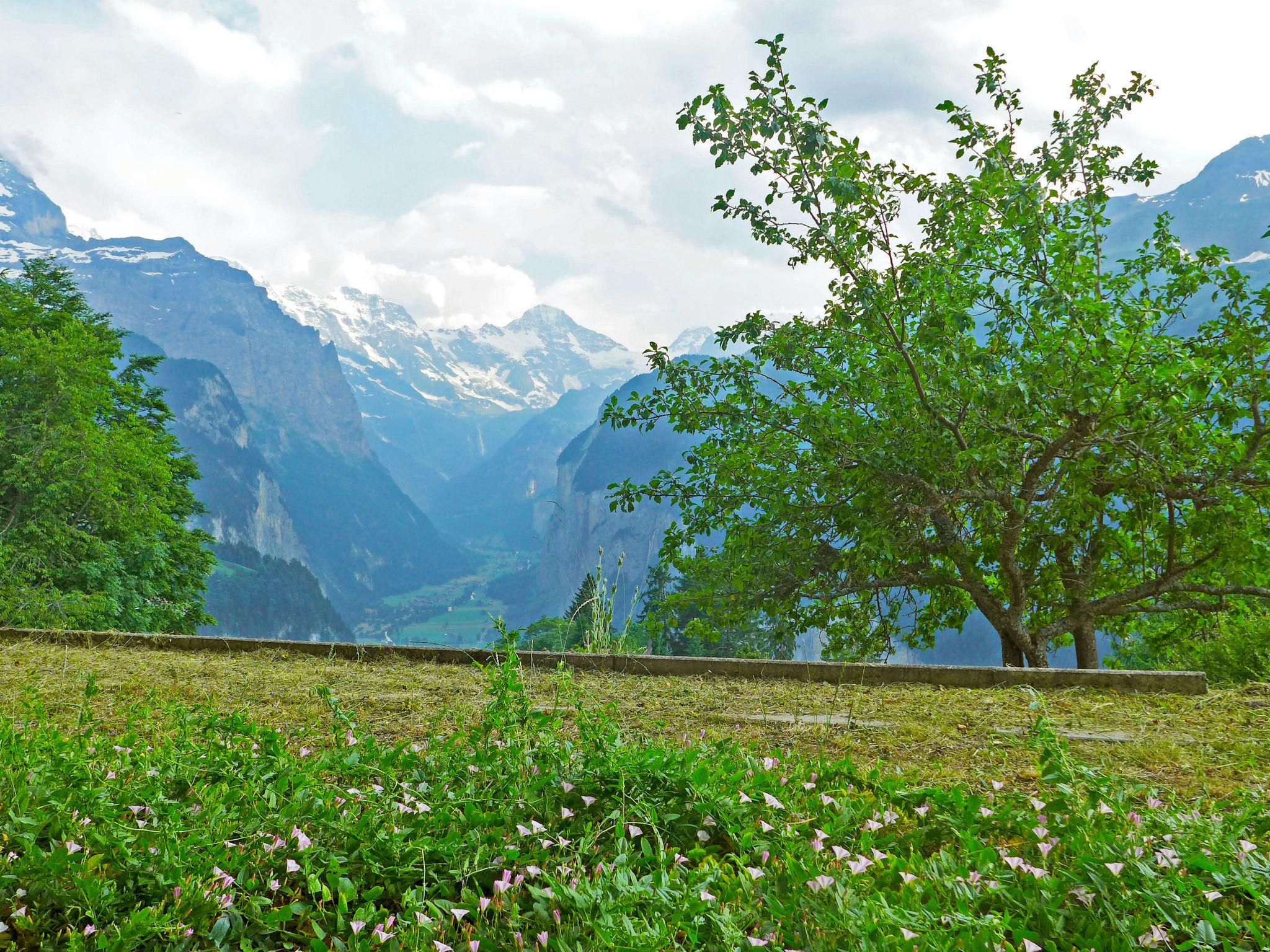 Foto 4 - Apartamento de 1 habitación en Lauterbrunnen con vistas a la montaña